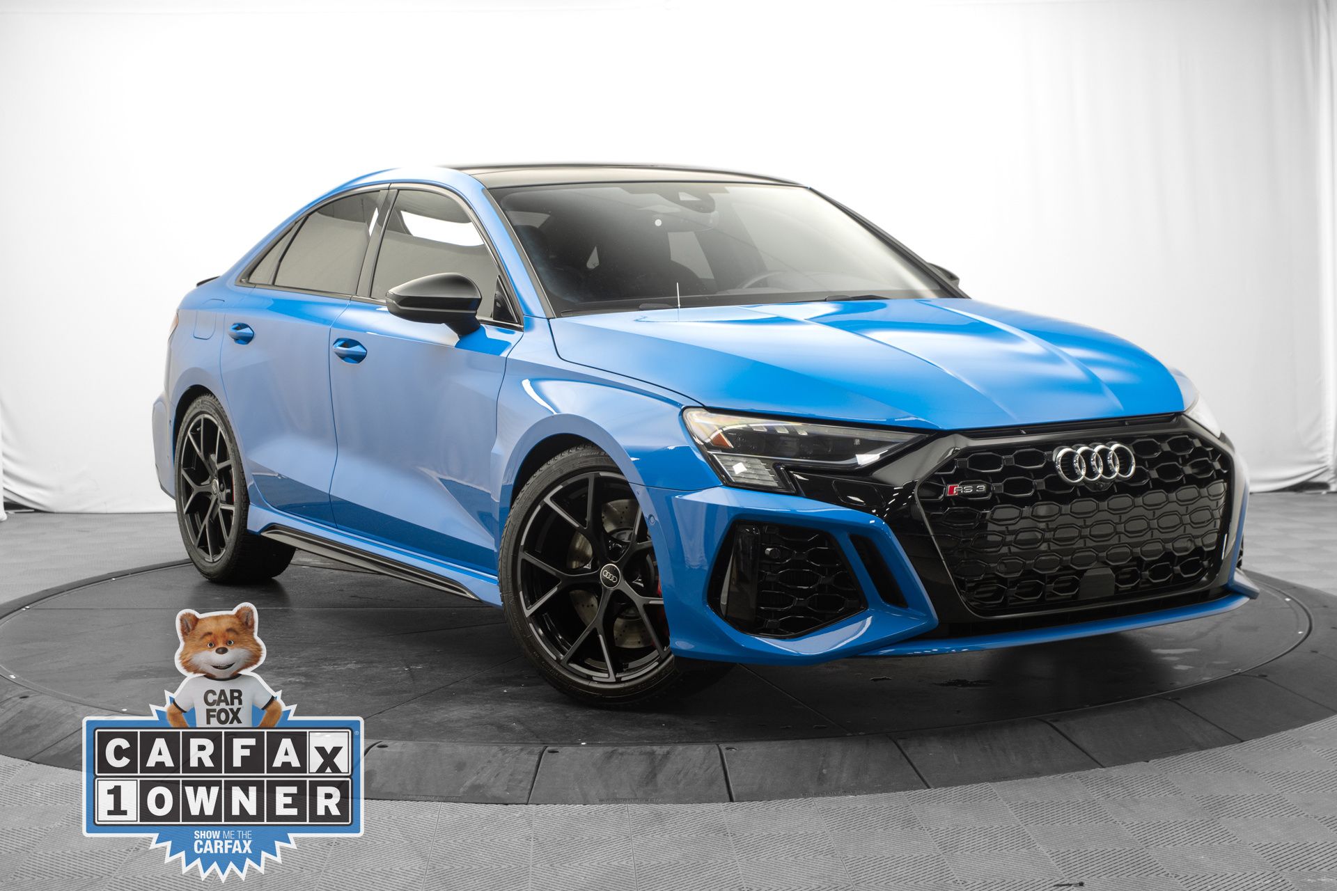 Turbo Blue 2022 Audi RS 3 2.5T quattro Sedan All-Wheel Drive 7-Speed Automatic