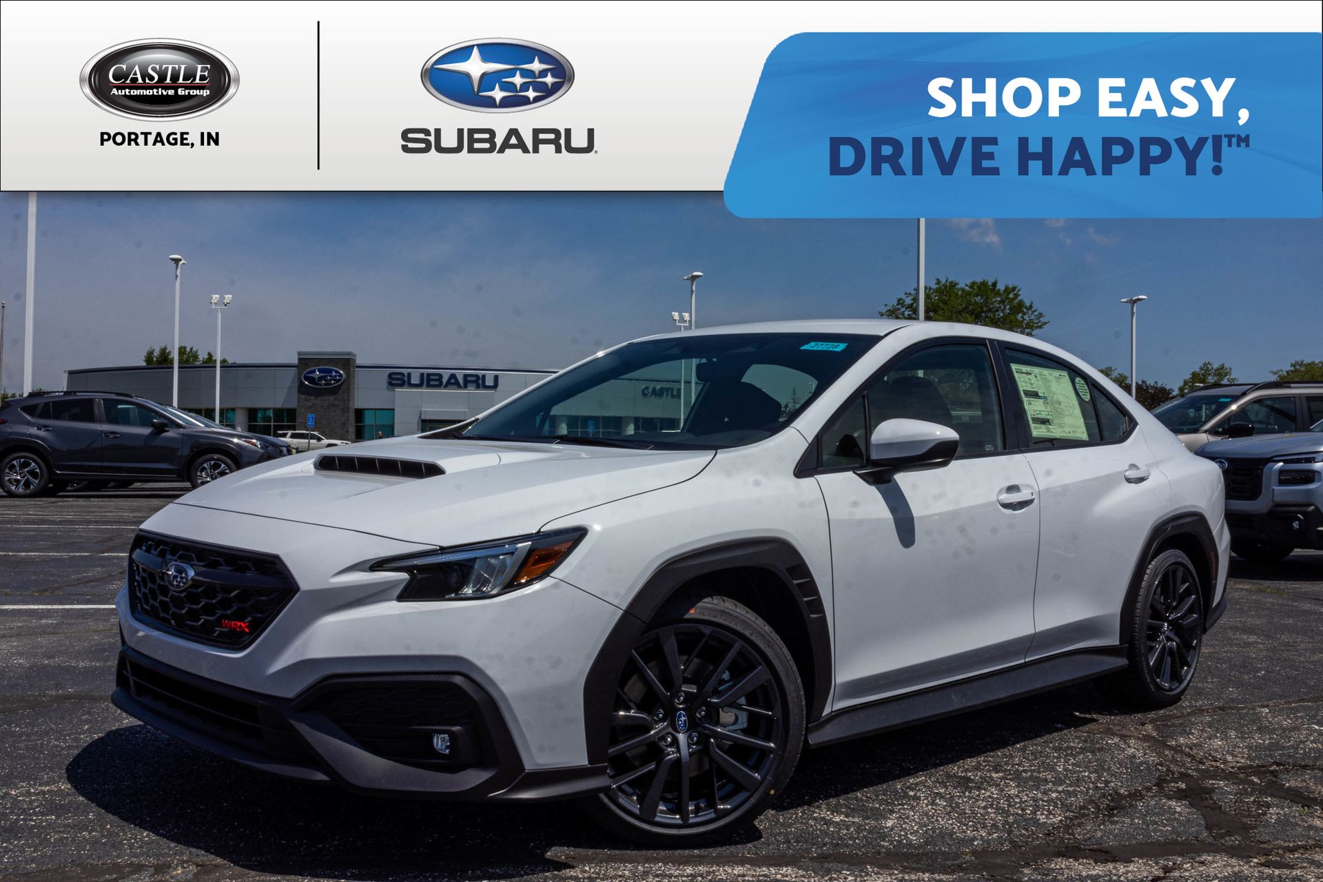 Ceramic White 2026 Subaru WRX Premium AWD Sedan All-Wheel Drive 6-Speed Manual