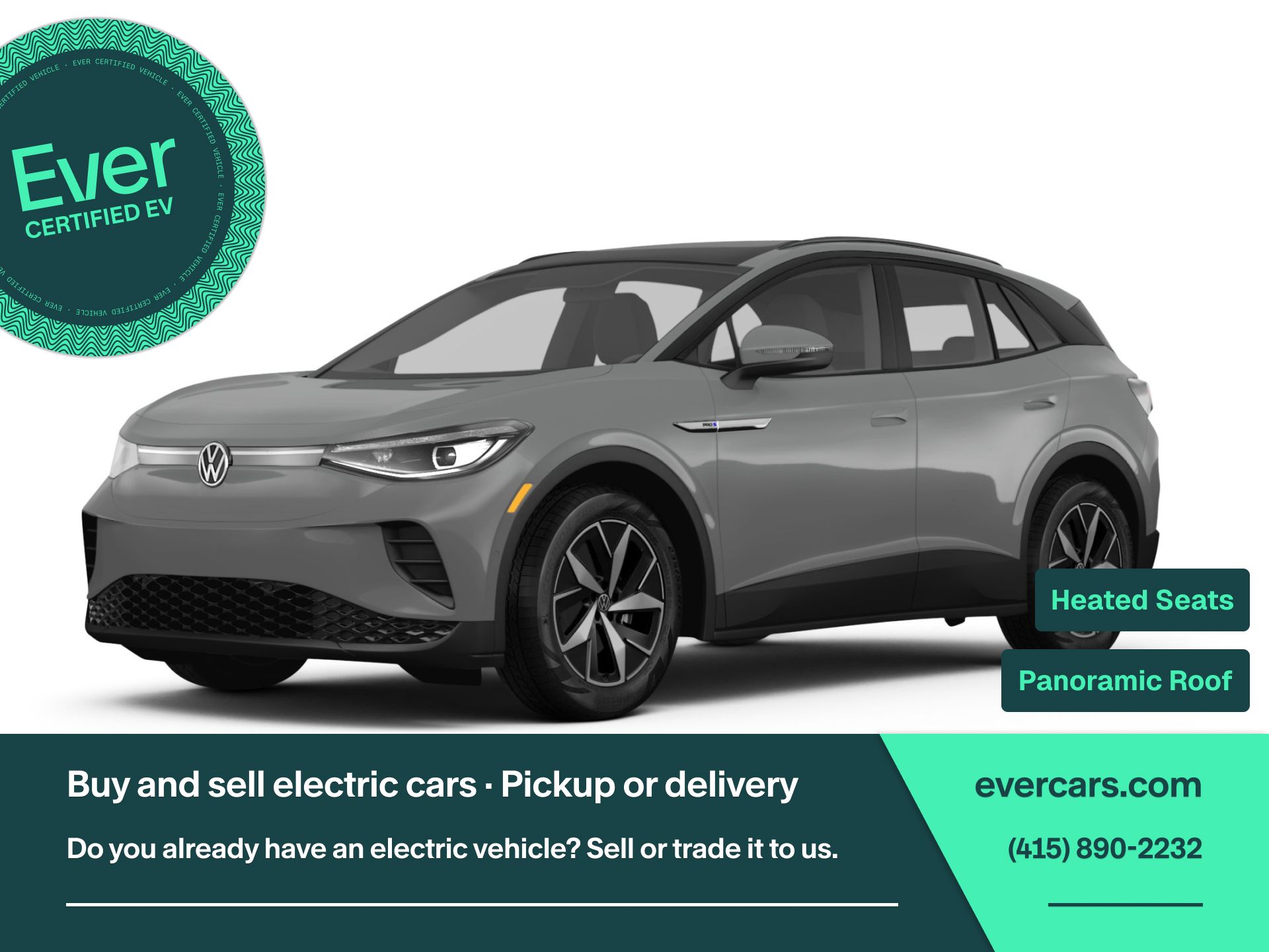 Black 2023 Volkswagen ID.4 Pro S RWD SUV / Crossover Rear-Wheel Drive Automatic