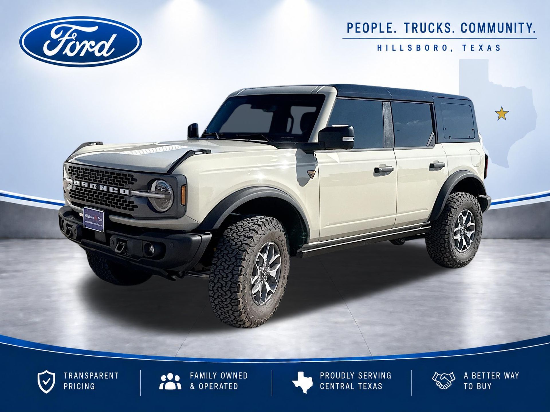 Desert Sand 2025 Ford Bronco SUV / Crossover Four-Wheel Drive Automatic