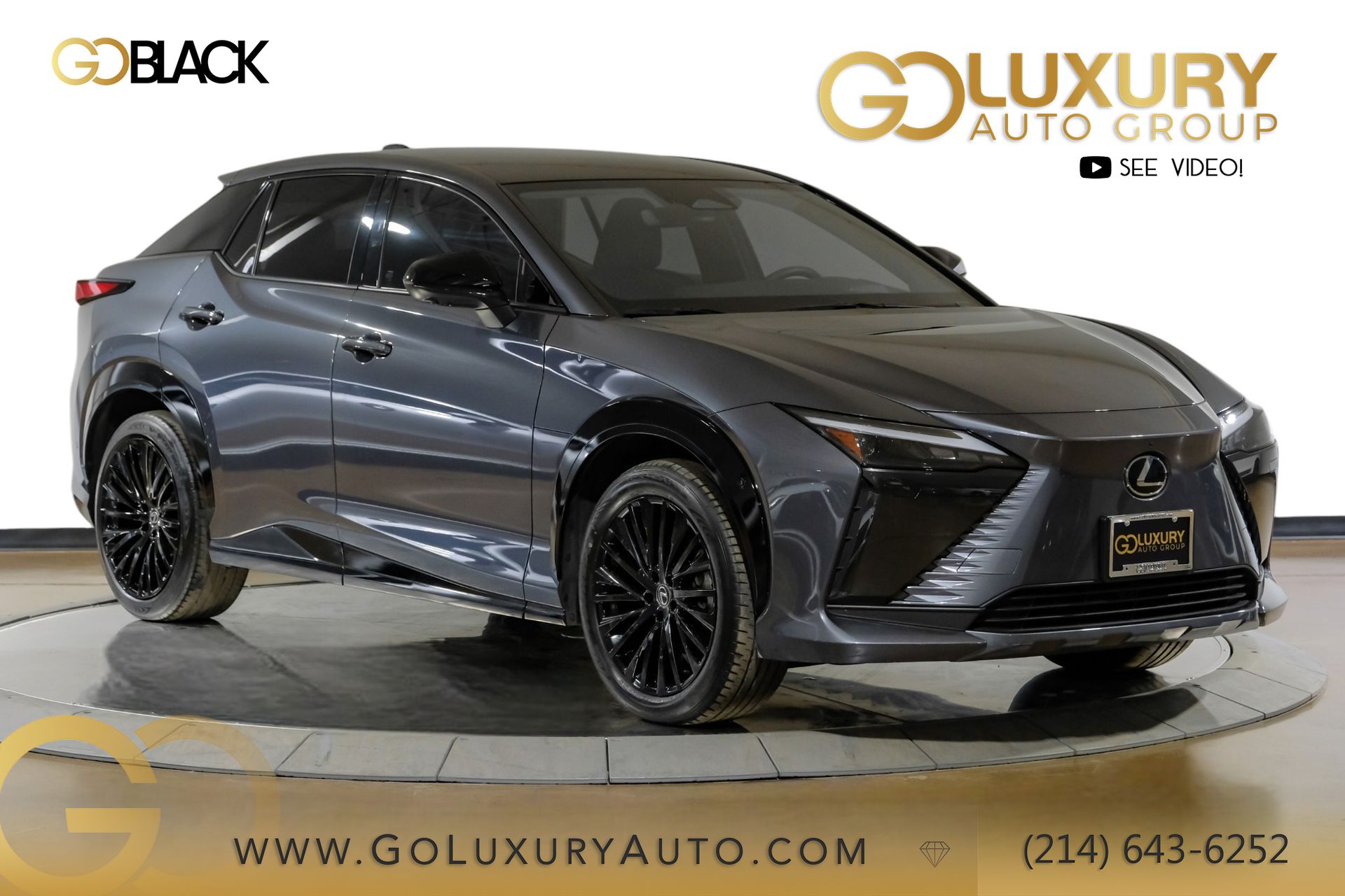 Gray 2023 Lexus RZ 450e Luxury AWD SUV / Crossover All-Wheel Drive Automatic