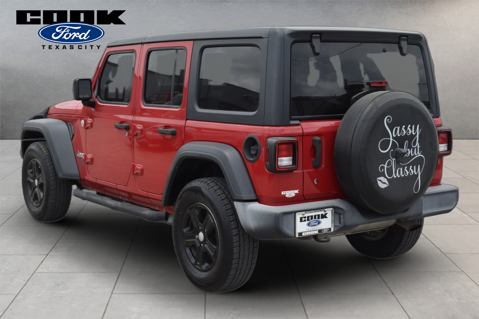 2018 Jeep Wrangler Unlimited Sport S Red at Toyota of Victoria