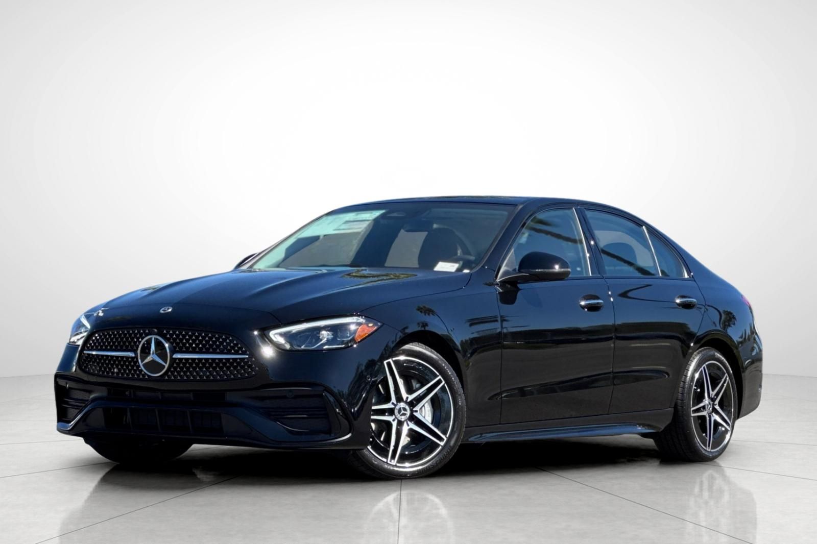 Black 2026 Mercedes-Benz C-Class Sedan Rear-Wheel Drive 9-Speed Automatic