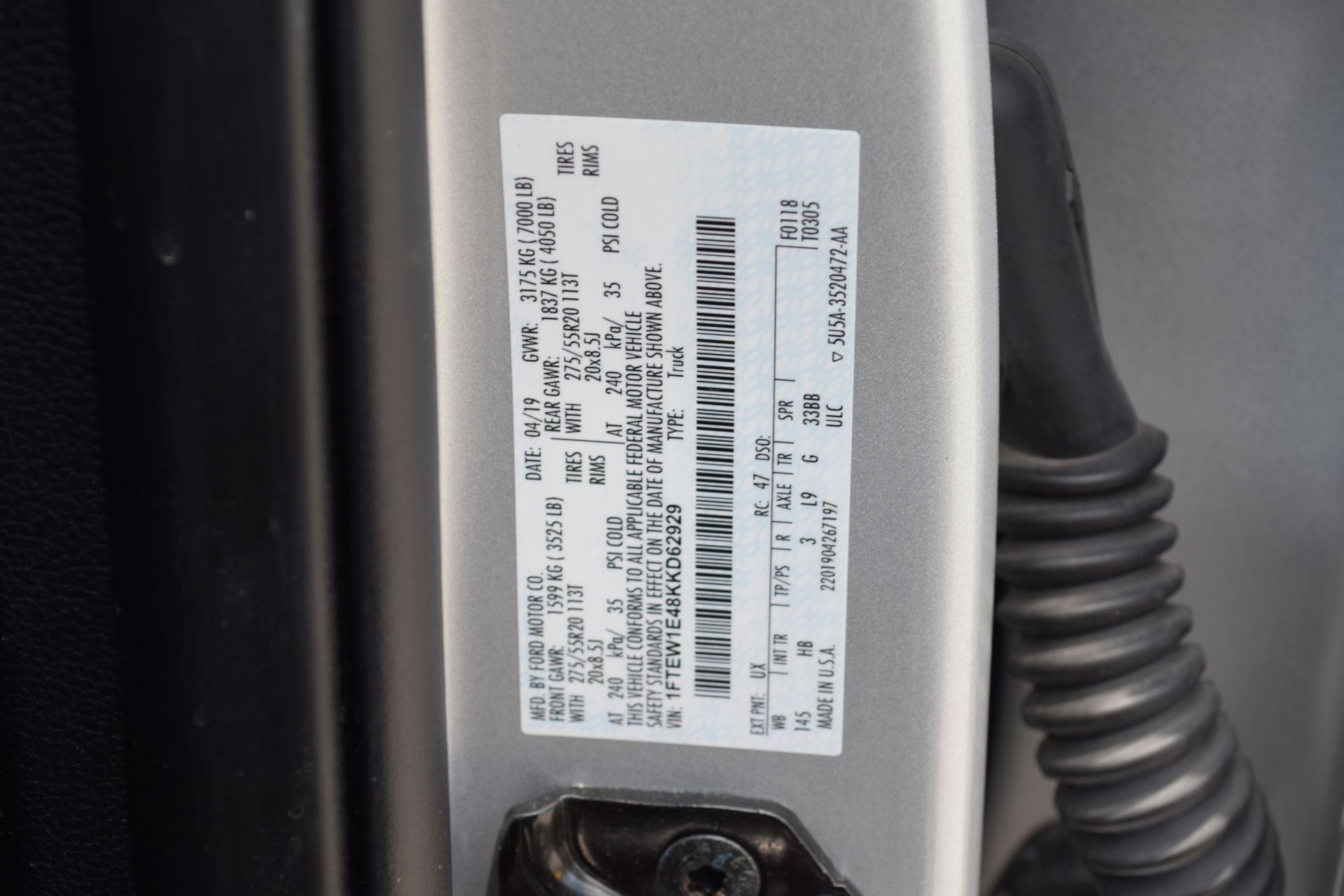 2019 Ford F-150 Lariat Silver at Cook Ford