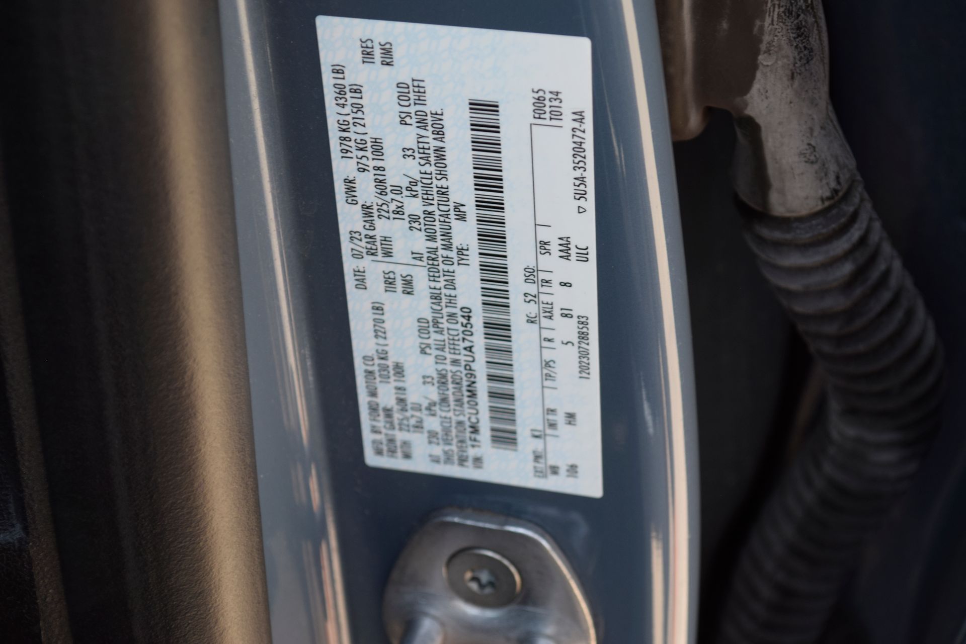 2023 Ford Escape ST-Line Blue at DeMontrond Ford