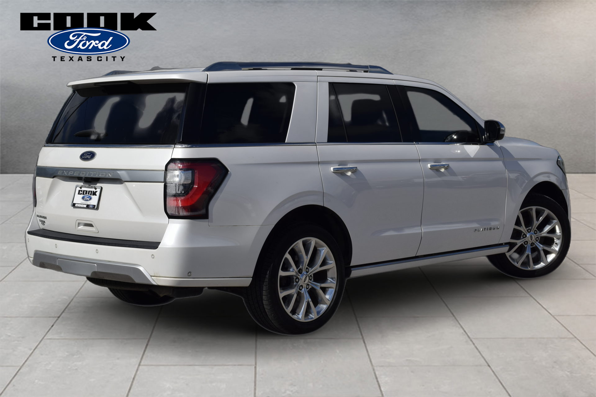 2019 Ford Expedition Platinum White at Emmons Autoplex