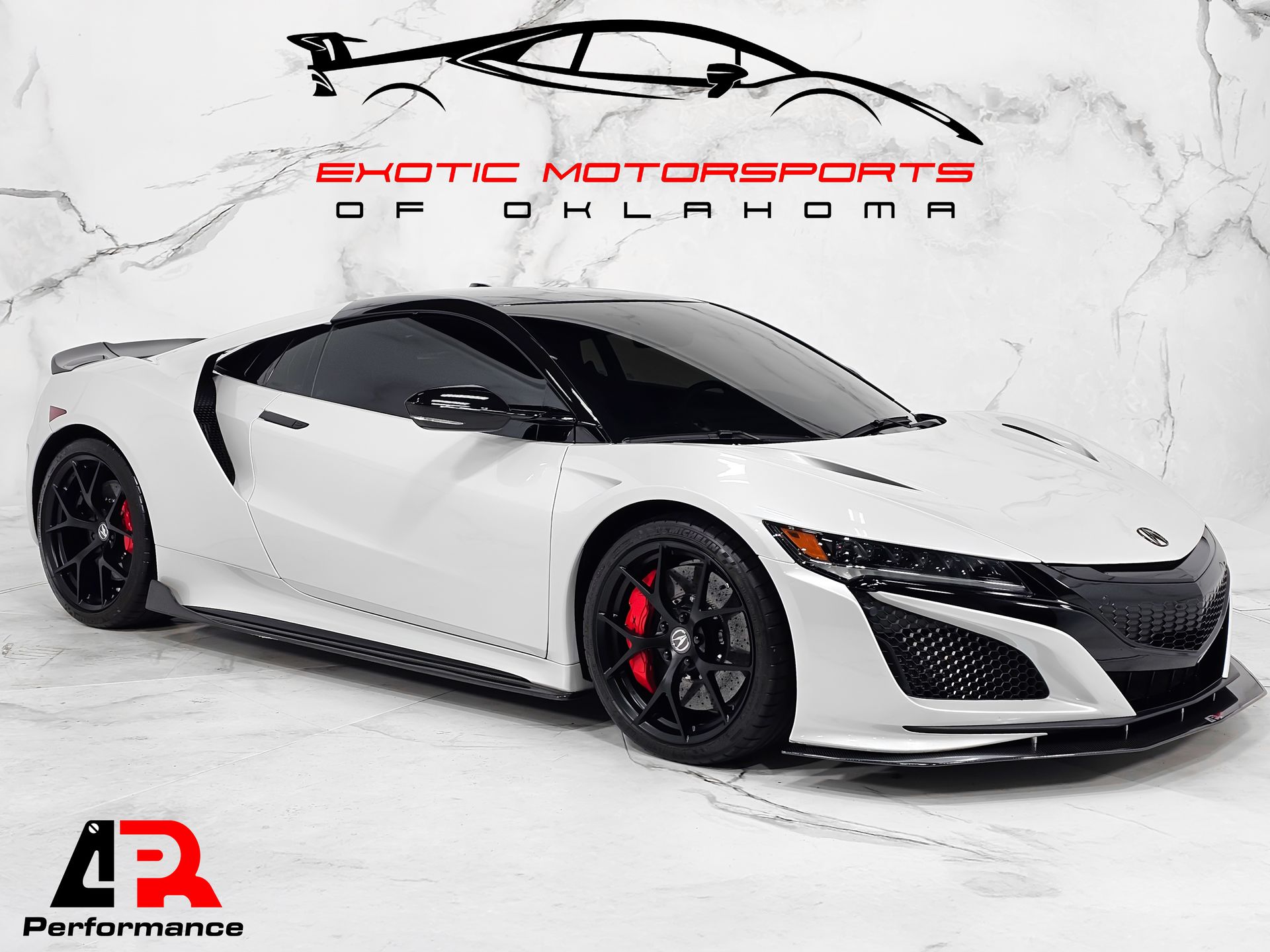 White 2017 Acura NSX SH-AWD Coupe All-Wheel Drive 9-Speed Automatic
