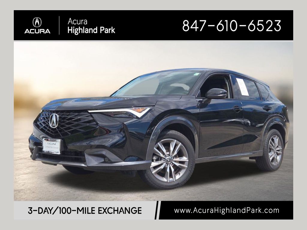 Crystal Black Pearl 2025 Acura ADX SUV / Crossover All-Wheel Drive Continuously Variable Transmission