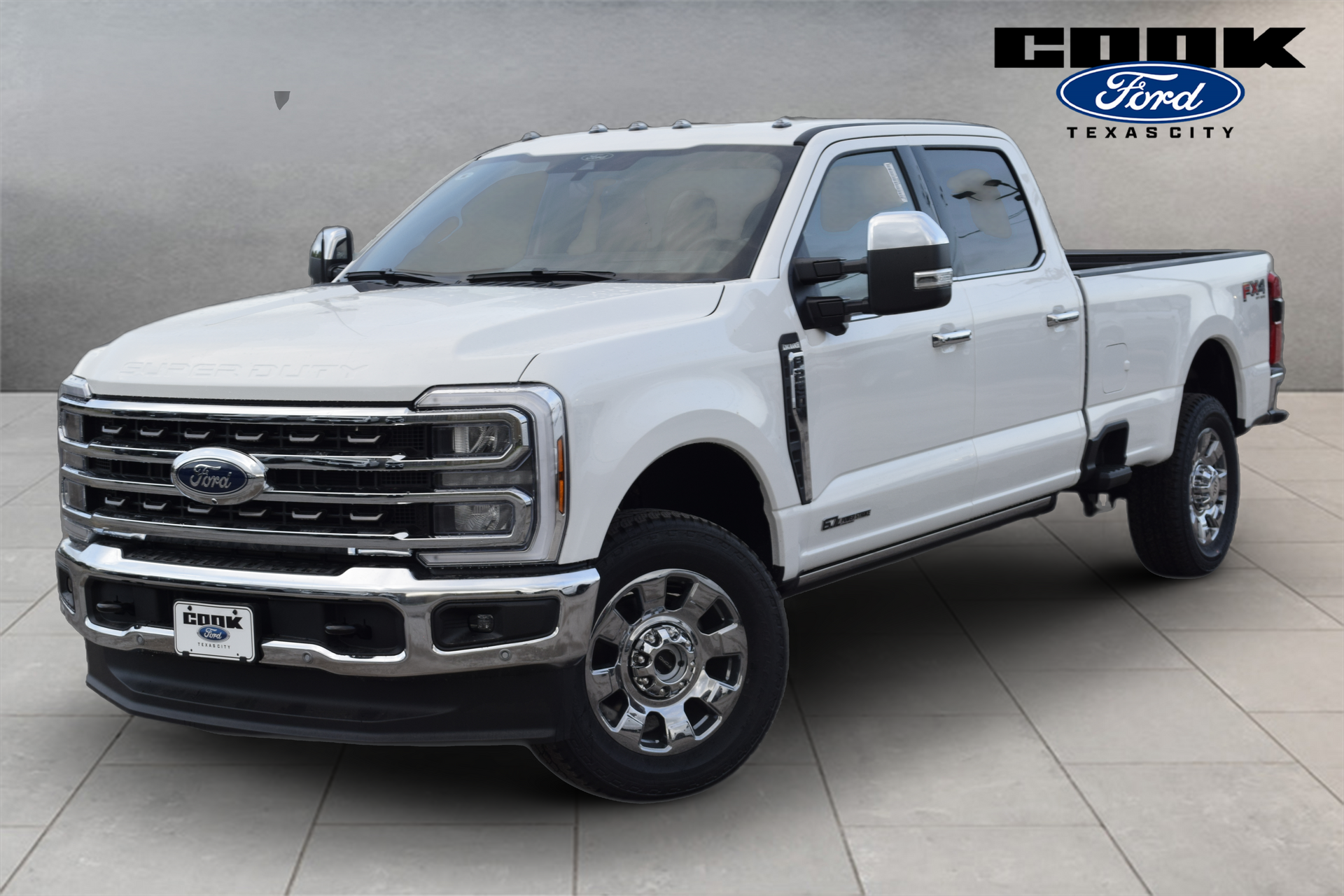 2026 Ford F-250SD King Ranch White at DeMontrond Gulf Freeway