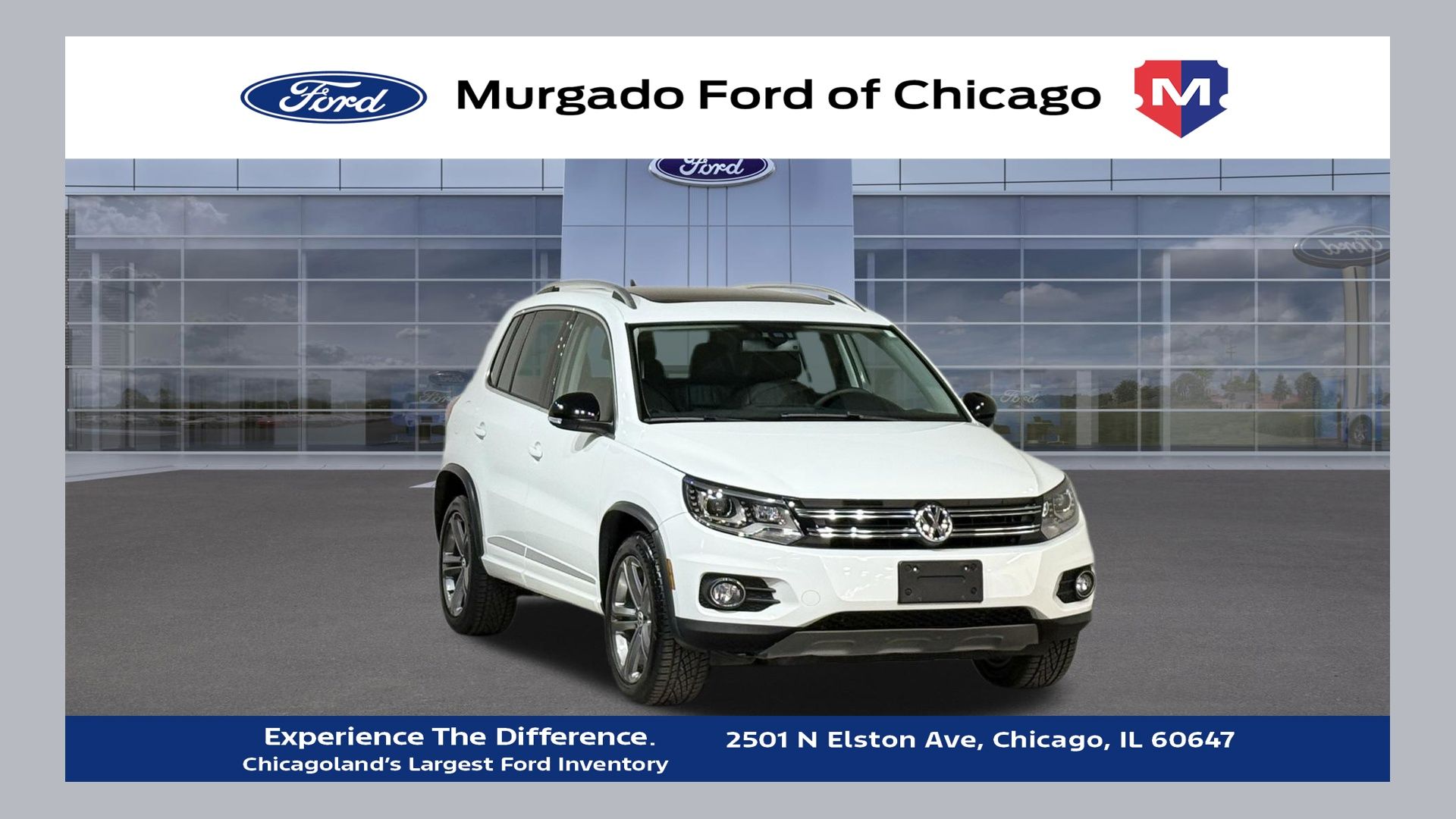 Pure White 2017 Volkswagen Tiguan Sport 4Motion SUV / Crossover All-Wheel Drive 6-Speed Automatic