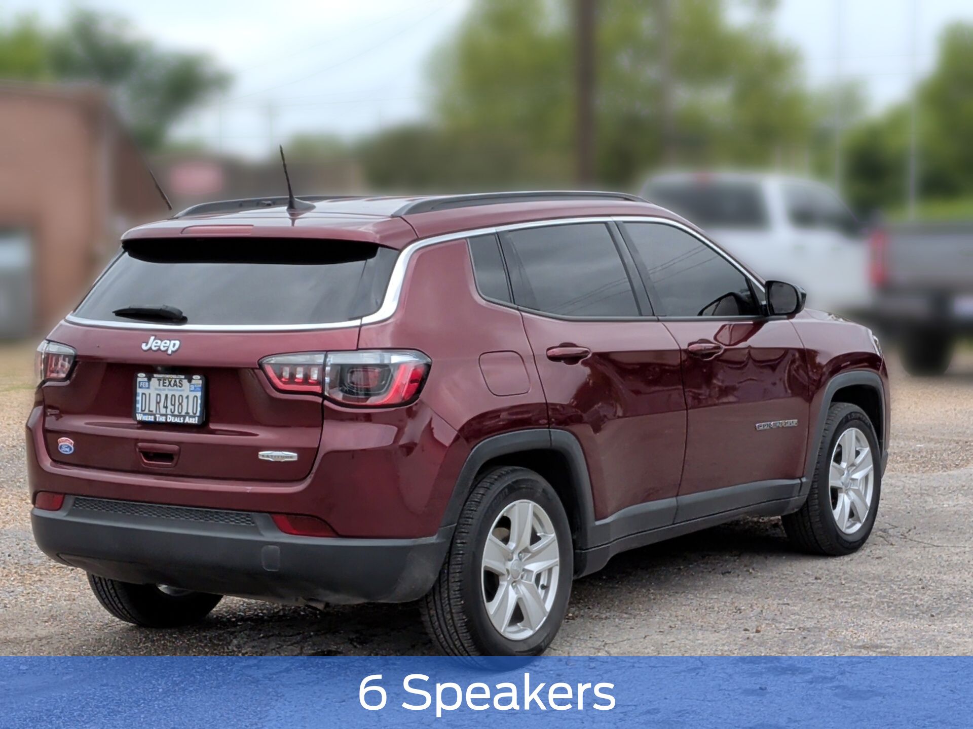 2022 Jeep Compass Latitude Red at Texan Dodge Chrysler Jeep Ram