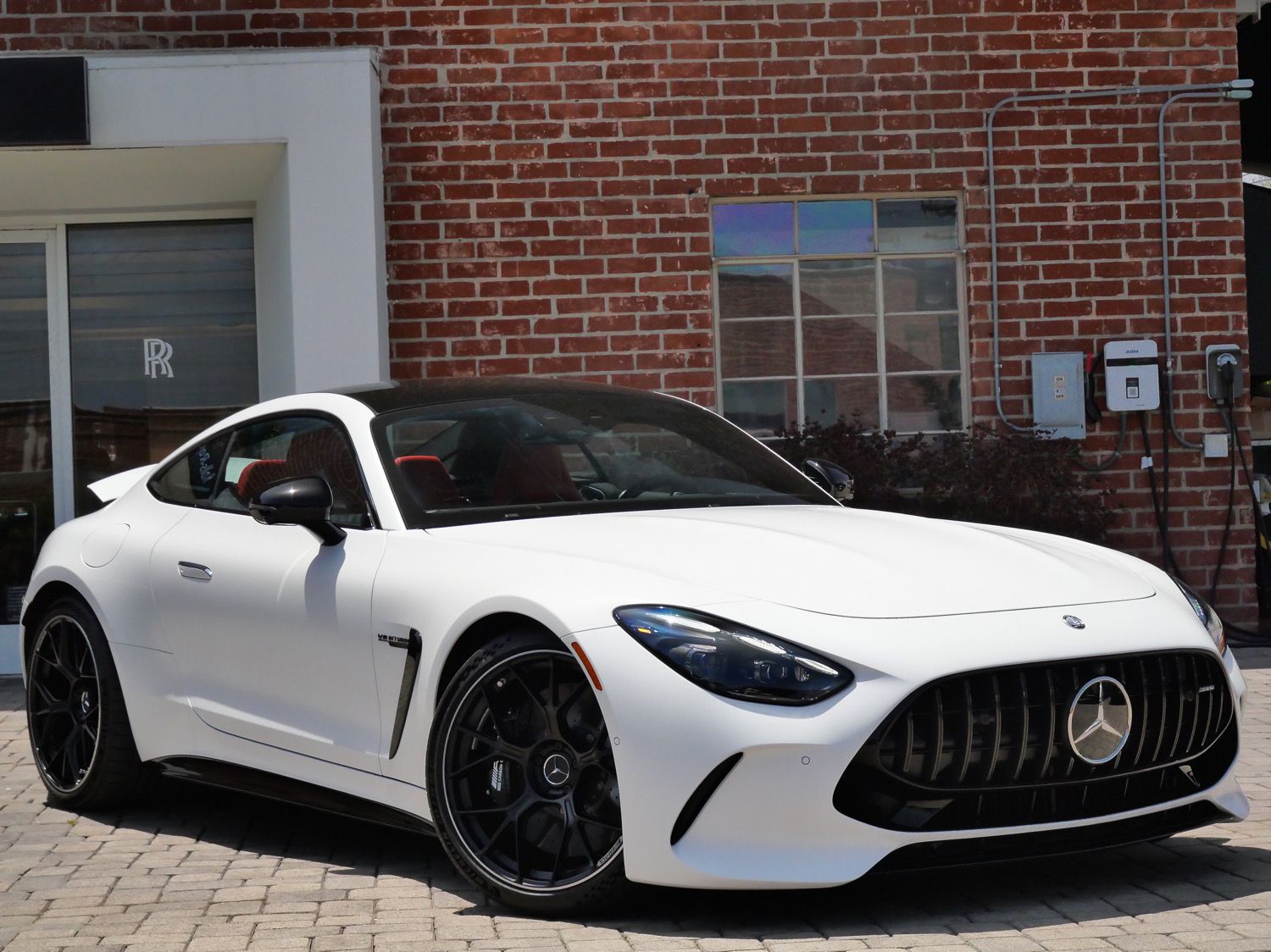 MANUFAKTUR Opalite White Magno 2025 Mercedes-Benz AMG GT 63 S E Performance 4MATIC Coupe All-Wheel Drive 9-Speed Automatic