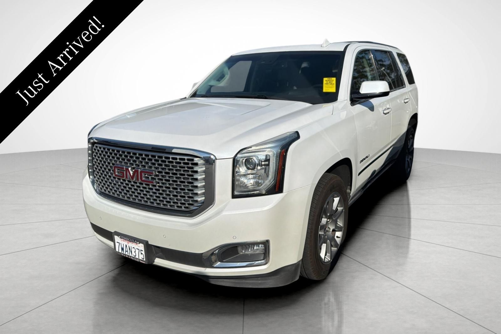 White Frost Tricoat 2017 GMC Yukon SUV / Crossover Four-Wheel Drive 8-Speed Automatic Overdrive