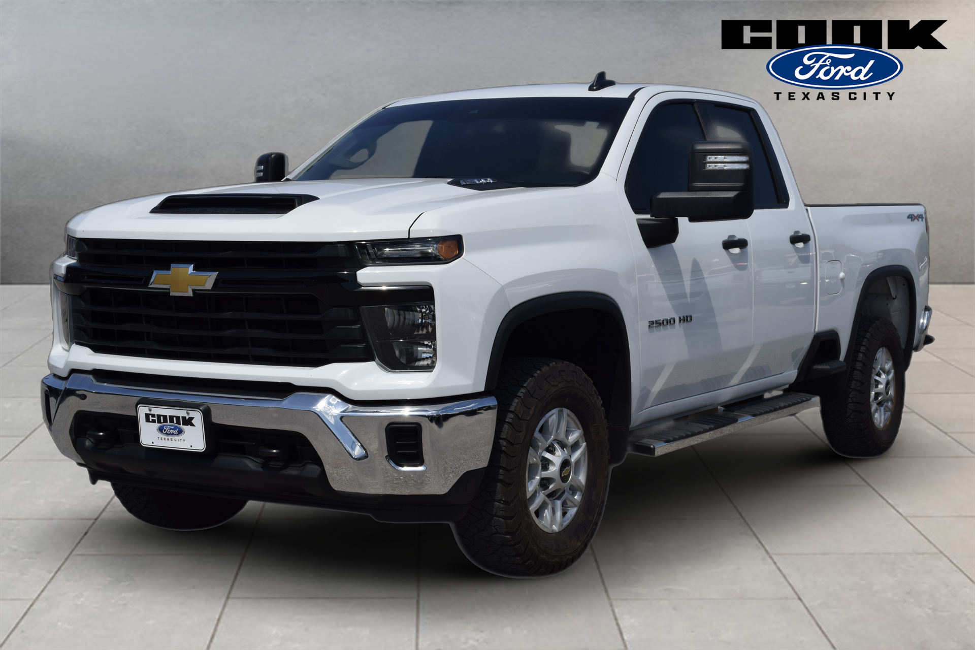 2024 Chevrolet Silverado 2500HD Work Truck White at Classic Elite Chevrolet Sugar Land