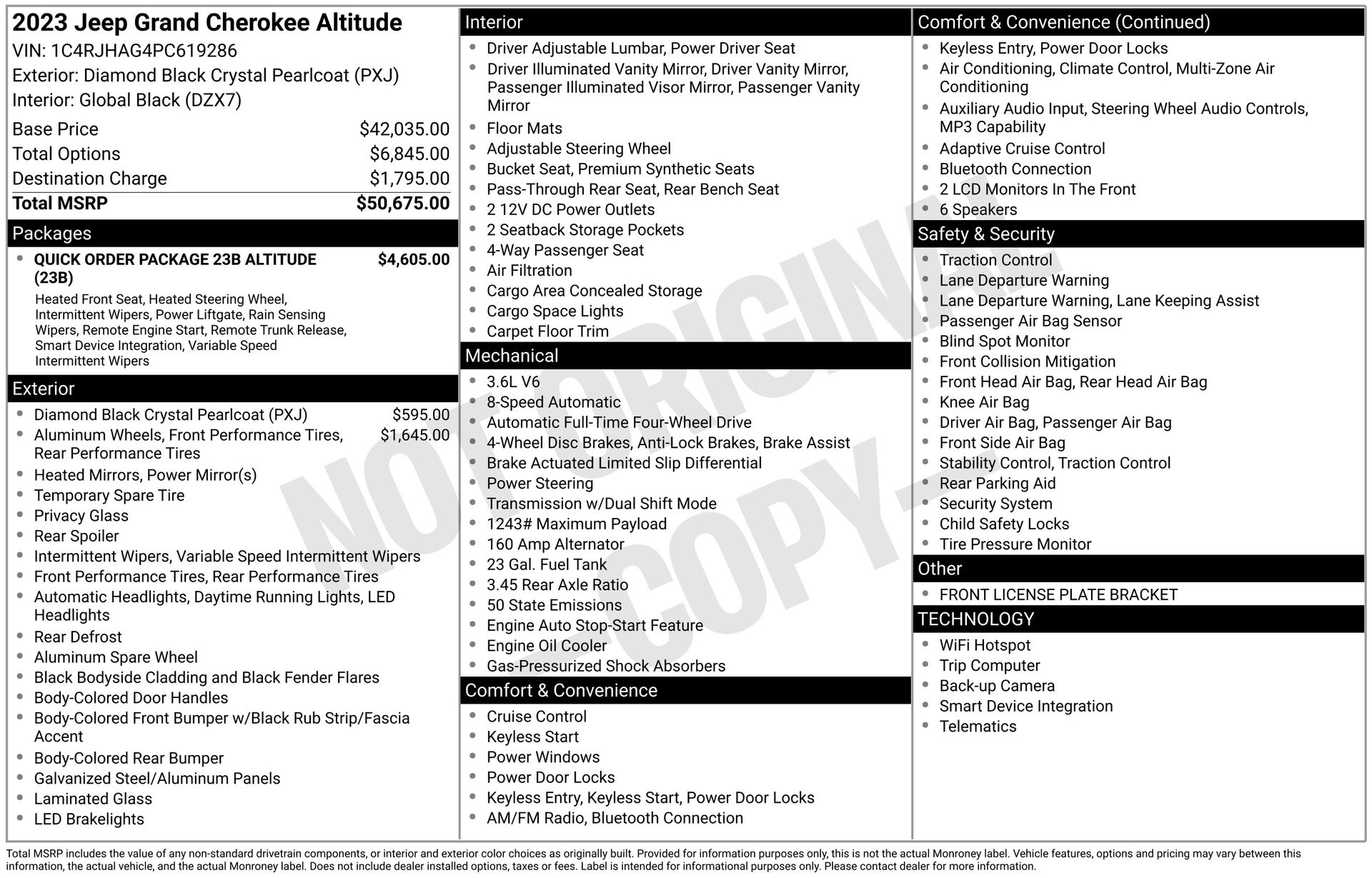 2023 JEEP GRAND CHEROKEE - Image 3