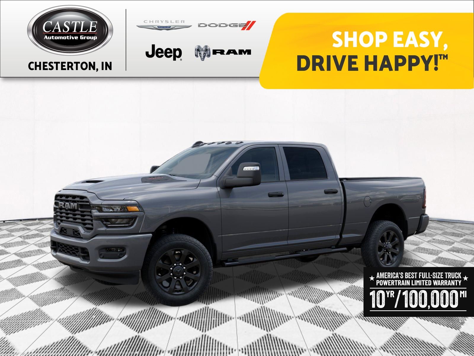 Ceramic Gray Clearcoat 2026 RAM 2500 Pickup Truck 8-Speed Automatic