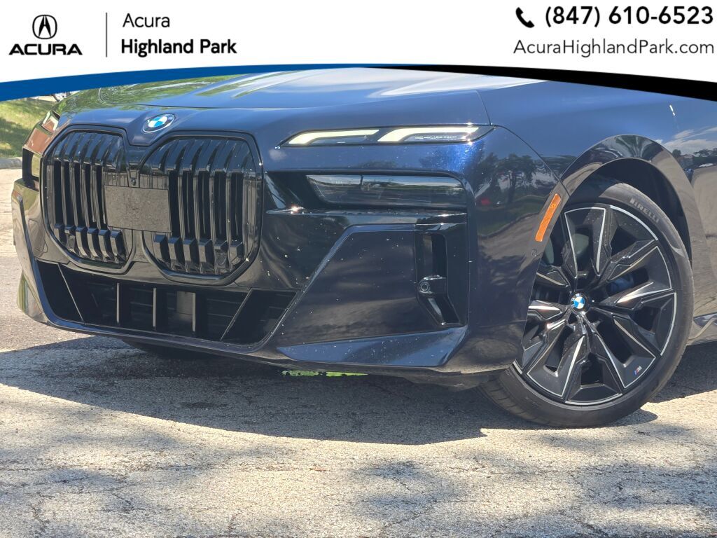 Used 2023 BMW 7 Series 740i with VIN WBA23EH02PCM76127 for sale in Highland Park, IL