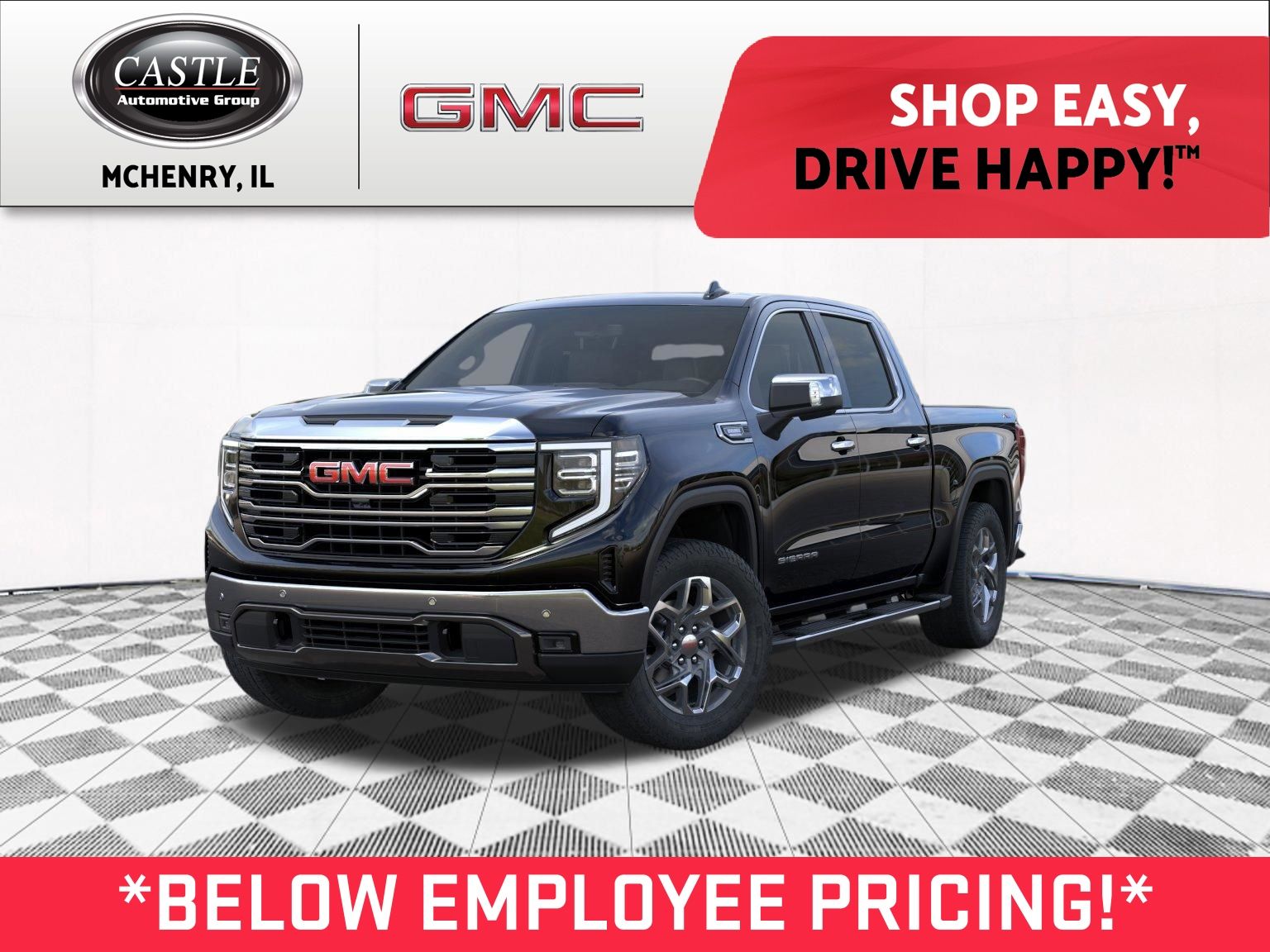Onyx Black 2026 GMC Sierra 1500 Pickup Truck Four-Wheel Drive Automatic