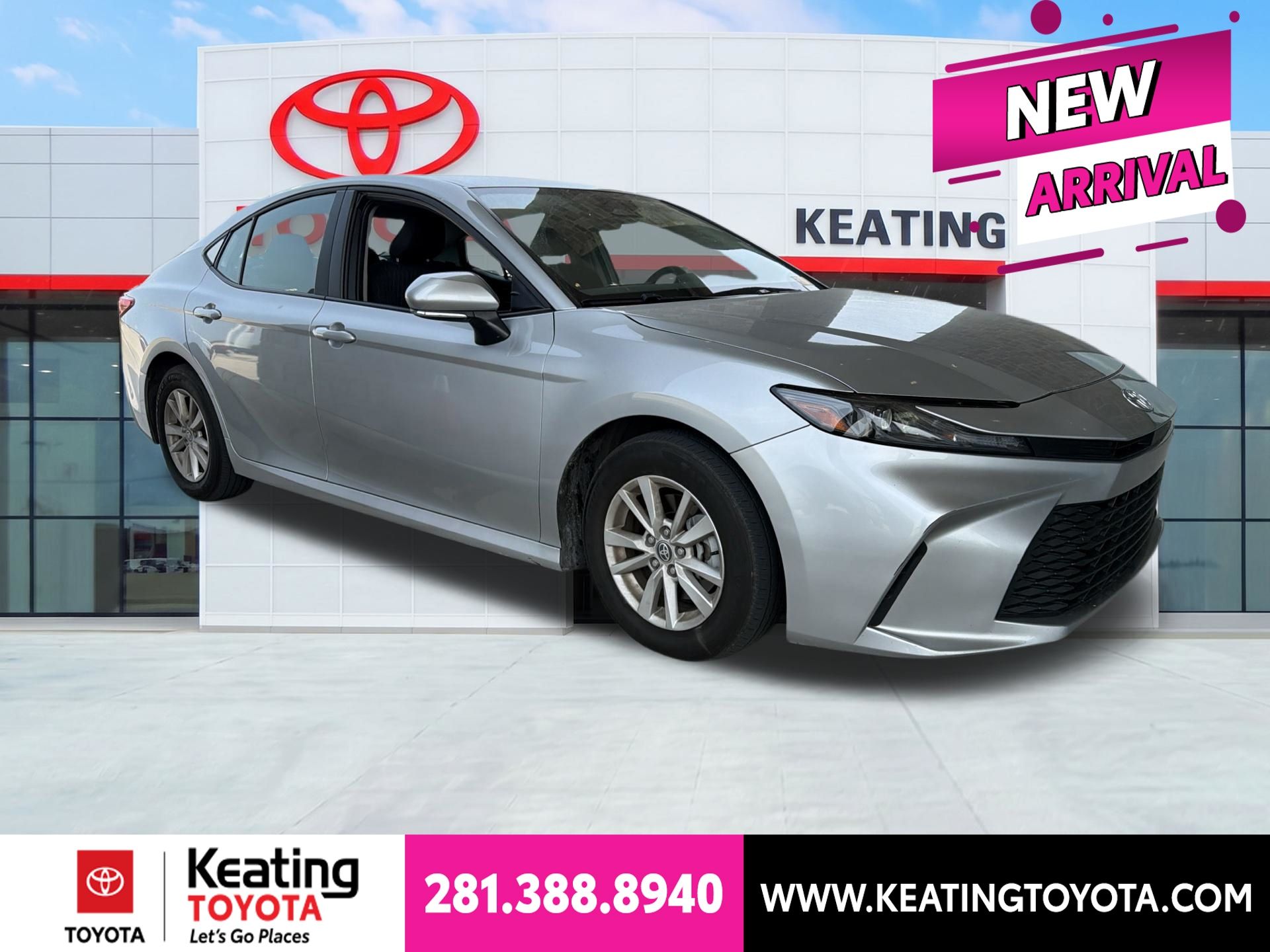 Celestial Silver Metallic 2025 Toyota Camry Sedan Front-Wheel Drive Continuously Variable Transmission