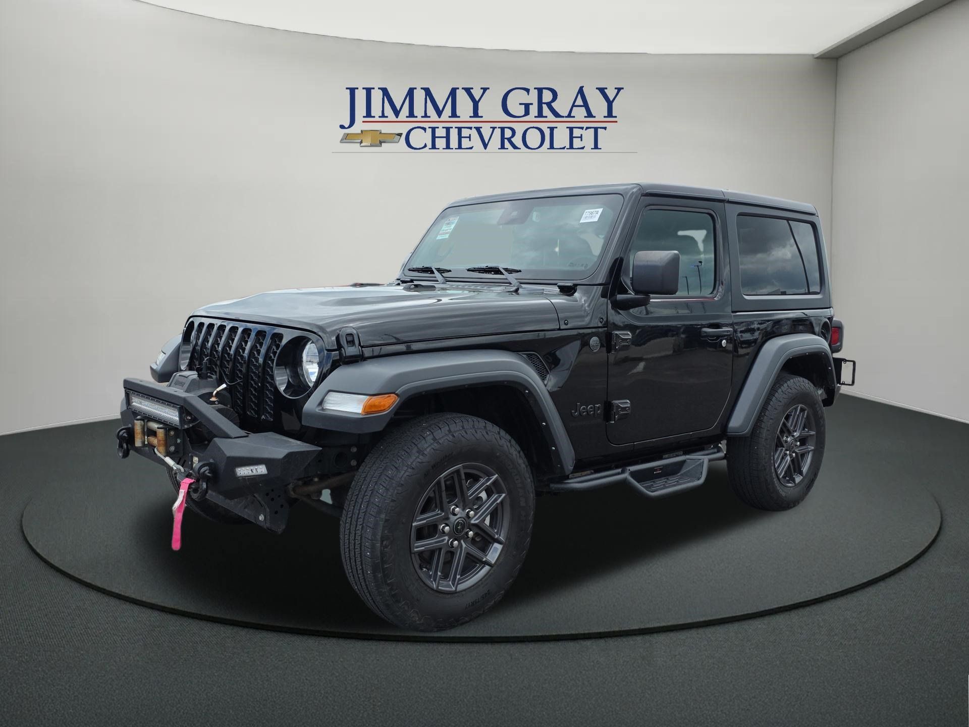 Black Clearcoat 2024 Jeep Wrangler SUV / Crossover Four-Wheel Drive 8-Speed Automatic