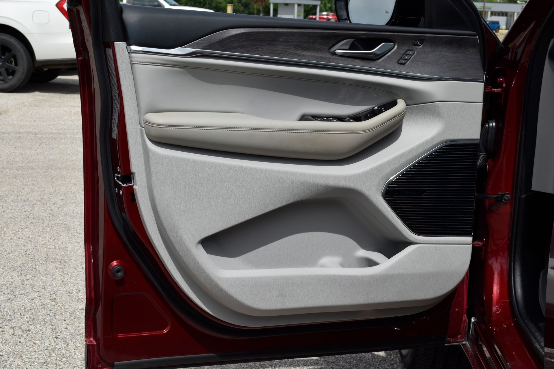 2021 Jeep Grand Cherokee L Overland Red at Bayshore Chrysler Jeep Dodge Ram