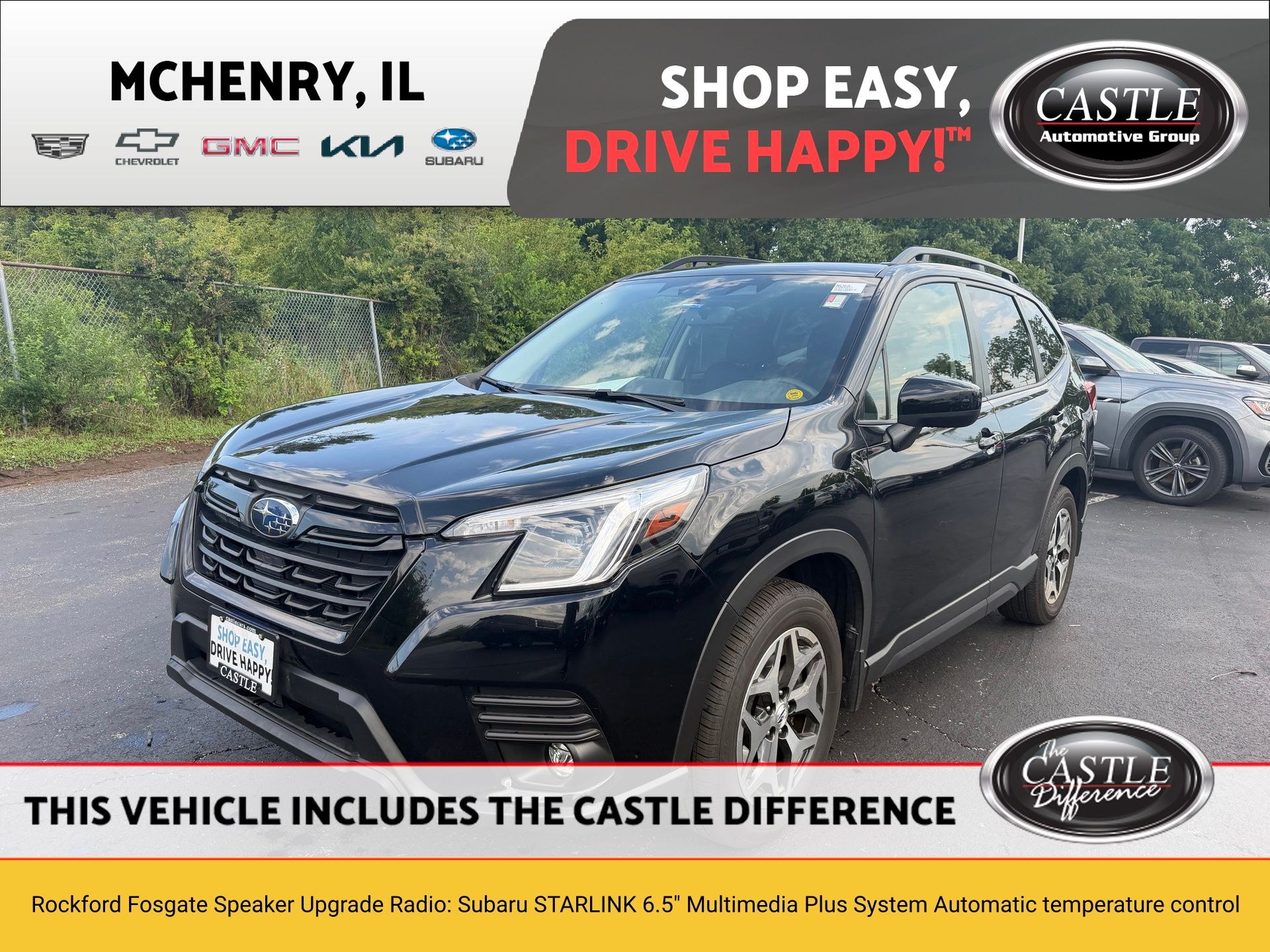 Crystal Black Silica 2024 Subaru Forester SUV / Crossover All-Wheel Drive Continuously Variable Transmission