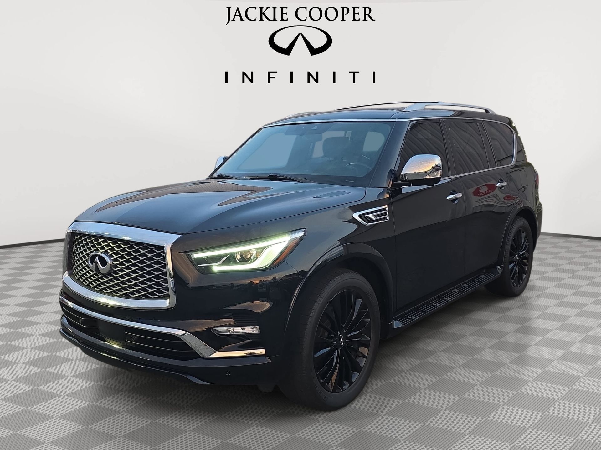 Black Obsidian 2021 INFINITI QX80 SUV / Crossover All-Wheel Drive 7-Speed Automatic
