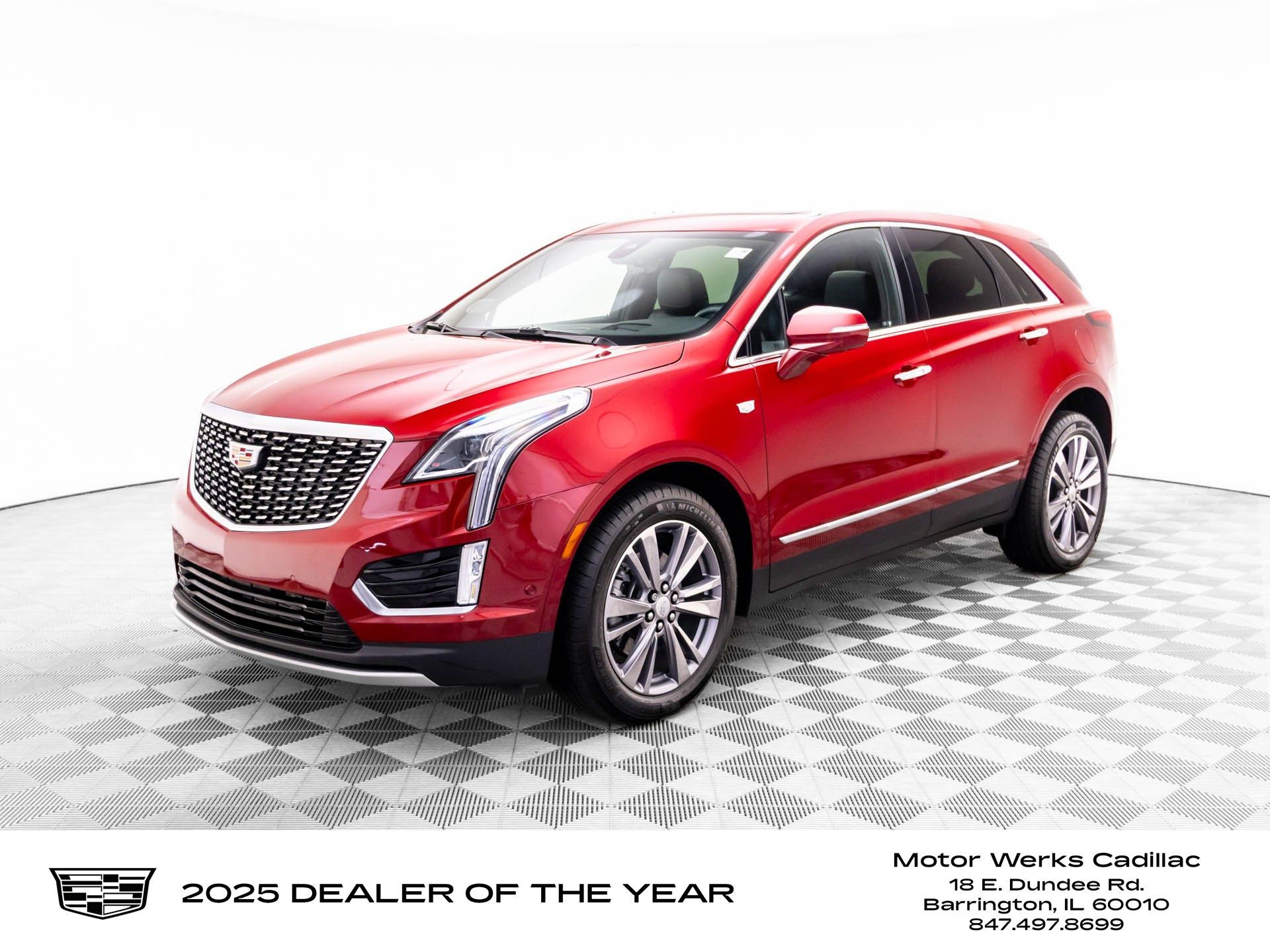 Radiant Red Tintcoat 2025 Cadillac XT5 Premium Luxury AWD SUV / Crossover Four-Wheel Drive 9-Speed Automatic