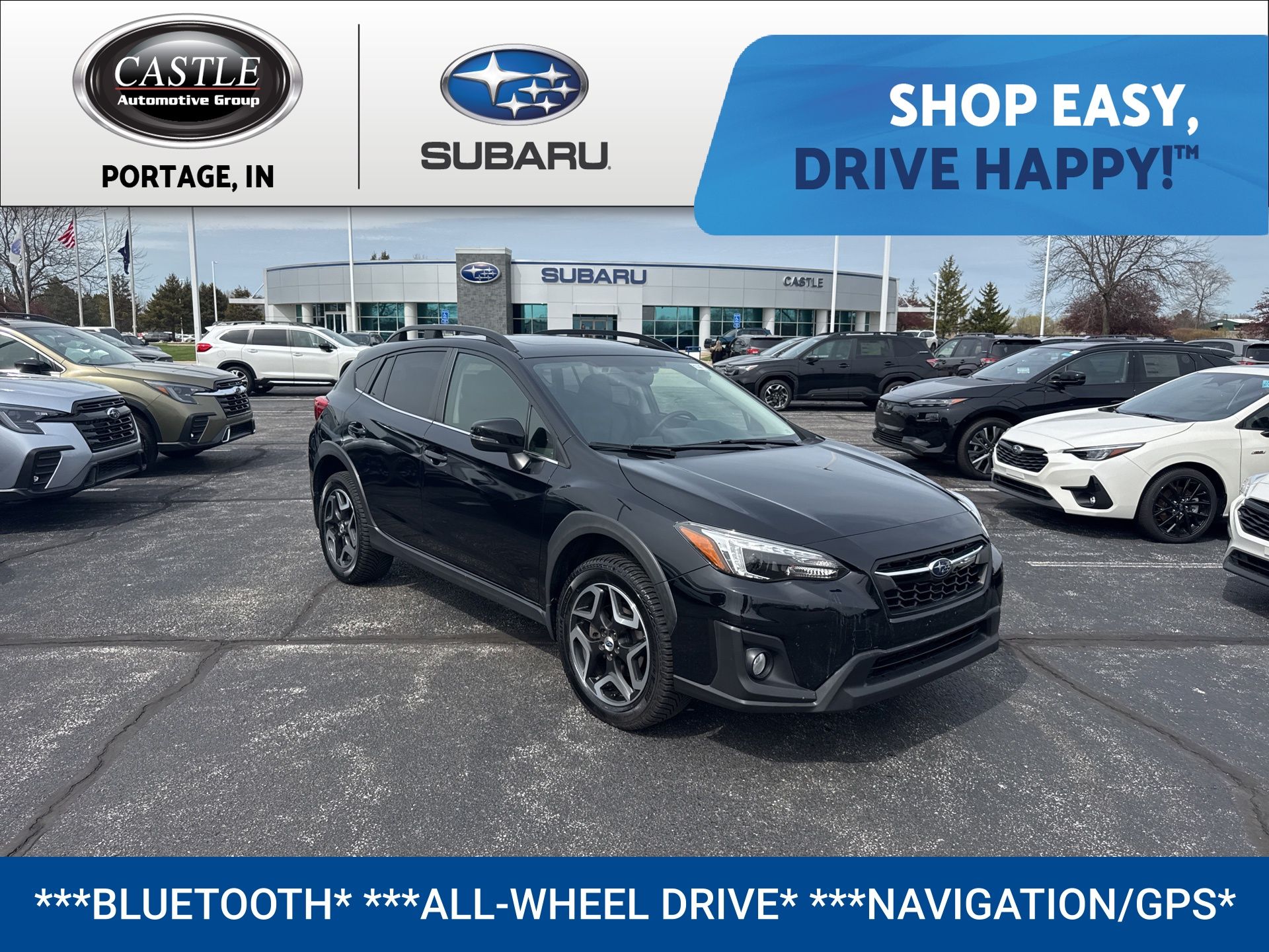 Crystal Black Silica 2018 Subaru Crosstrek Limited SUV / Crossover All-Wheel Drive Continuously Variable Transmission