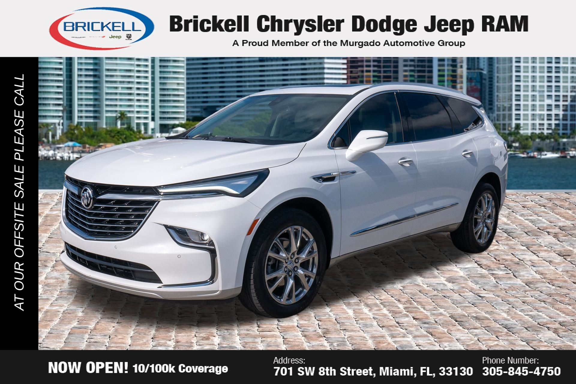 Summit White 2023 Buick Enclave SUV / Crossover Front-Wheel Drive 9-Speed Automatic