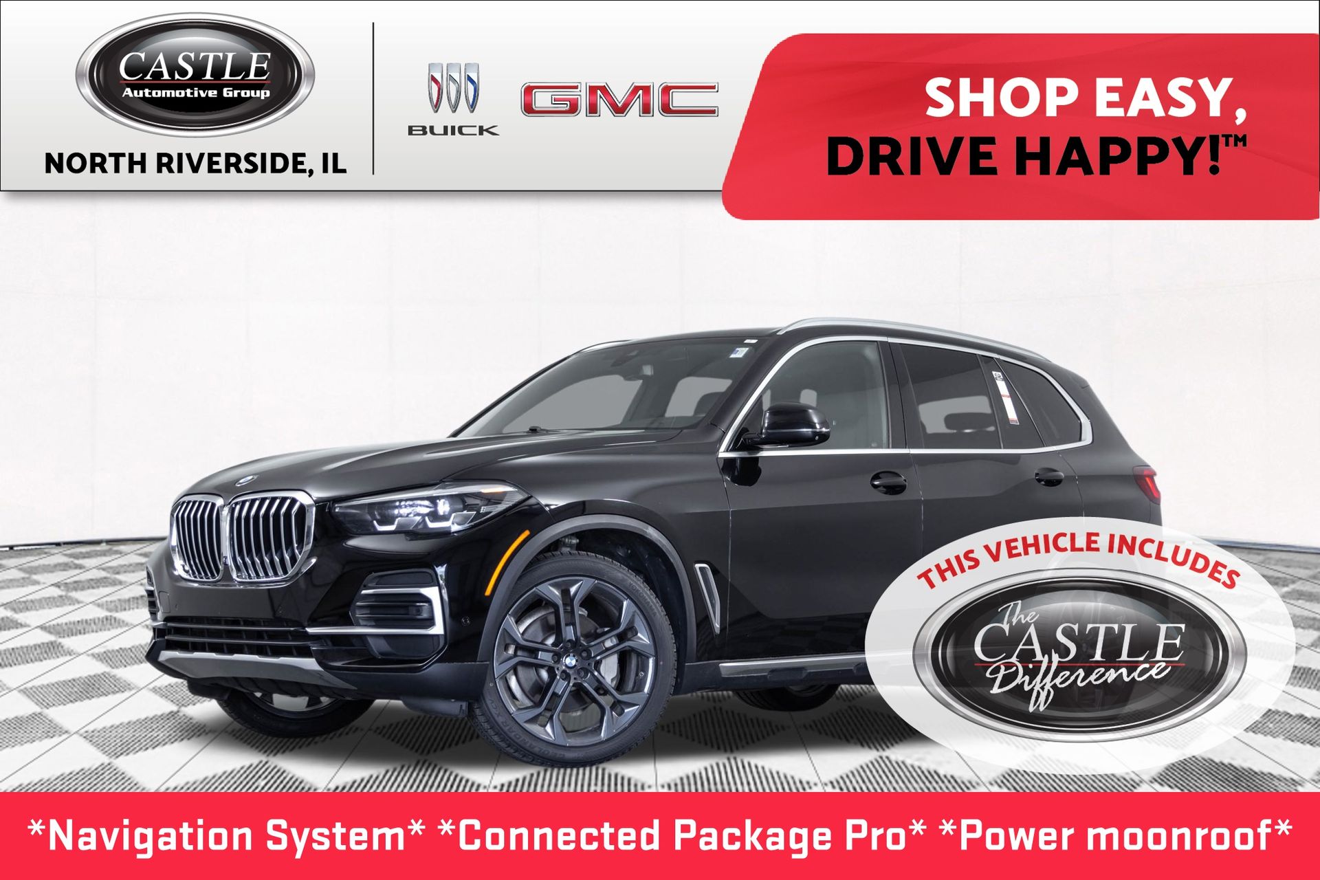 Black Sapphire Metallic 2022 BMW X5 SUV / Crossover All-Wheel Drive 8-Speed Automatic