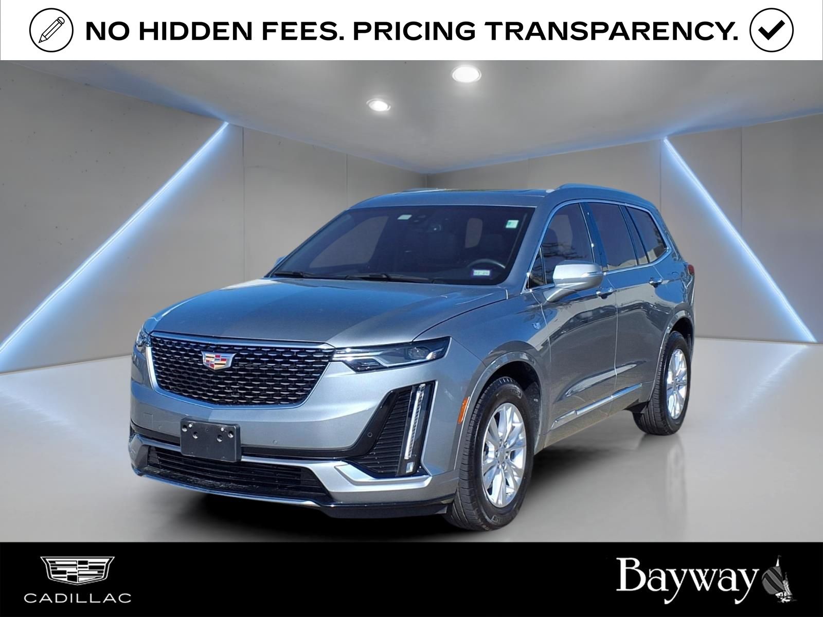 Argent Silver Metallic 2024 Cadillac XT6 Luxury FWD SUV / Crossover Front-Wheel Drive 9-Speed Automatic