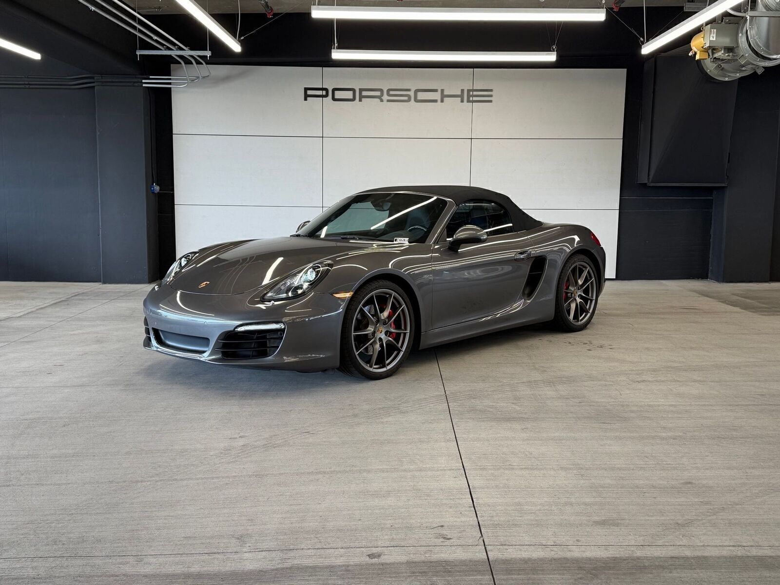 Agate Gray Metallic 2015 Porsche Boxster S Convertible Rear-Wheel Drive 7-Speed Automatic