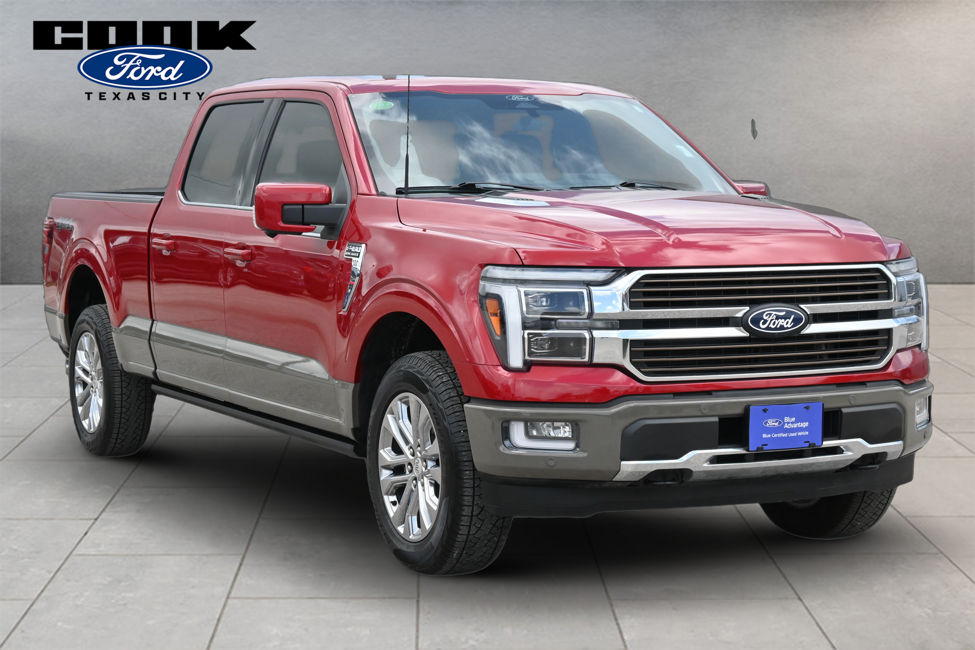 2025 Ford F-150 King Ranch Red at Classic Elite Chevrolet Hwy 6