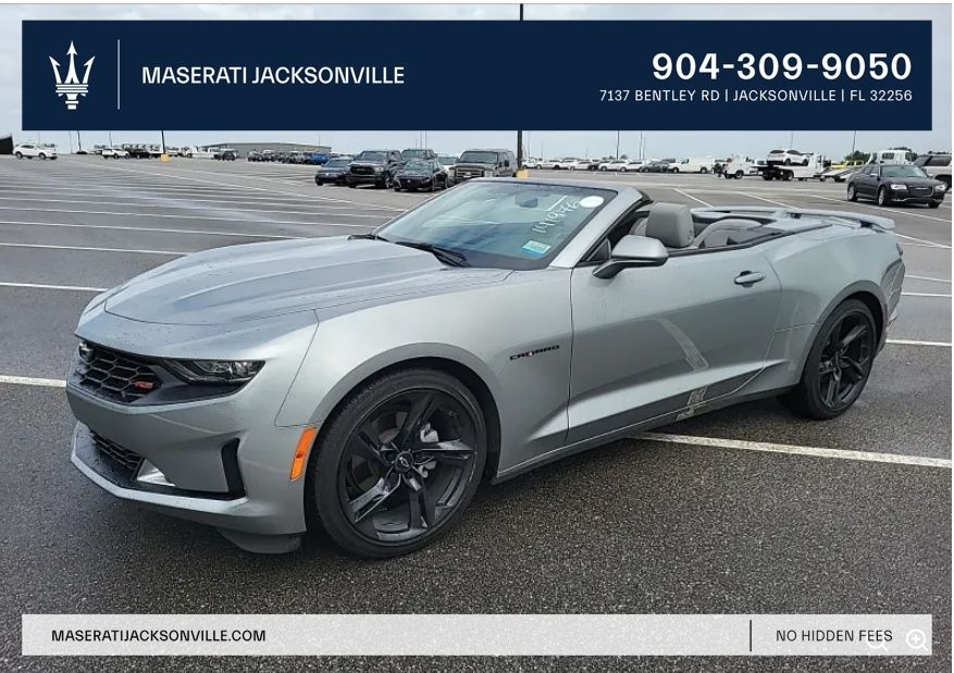 Sharkskin Metallic 2023 Chevrolet Camaro 2LT Convertible RWD Convertible Rear-Wheel Drive 8-Speed Automatic