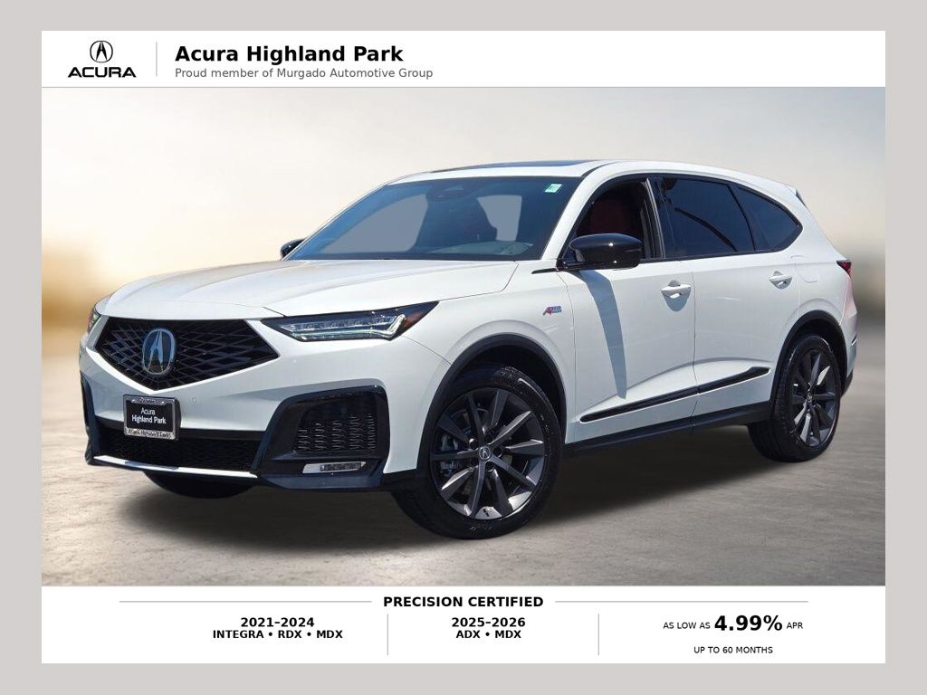 Platinum White Pearl 2026 Acura MDX SUV / Crossover All-Wheel Drive Automatic