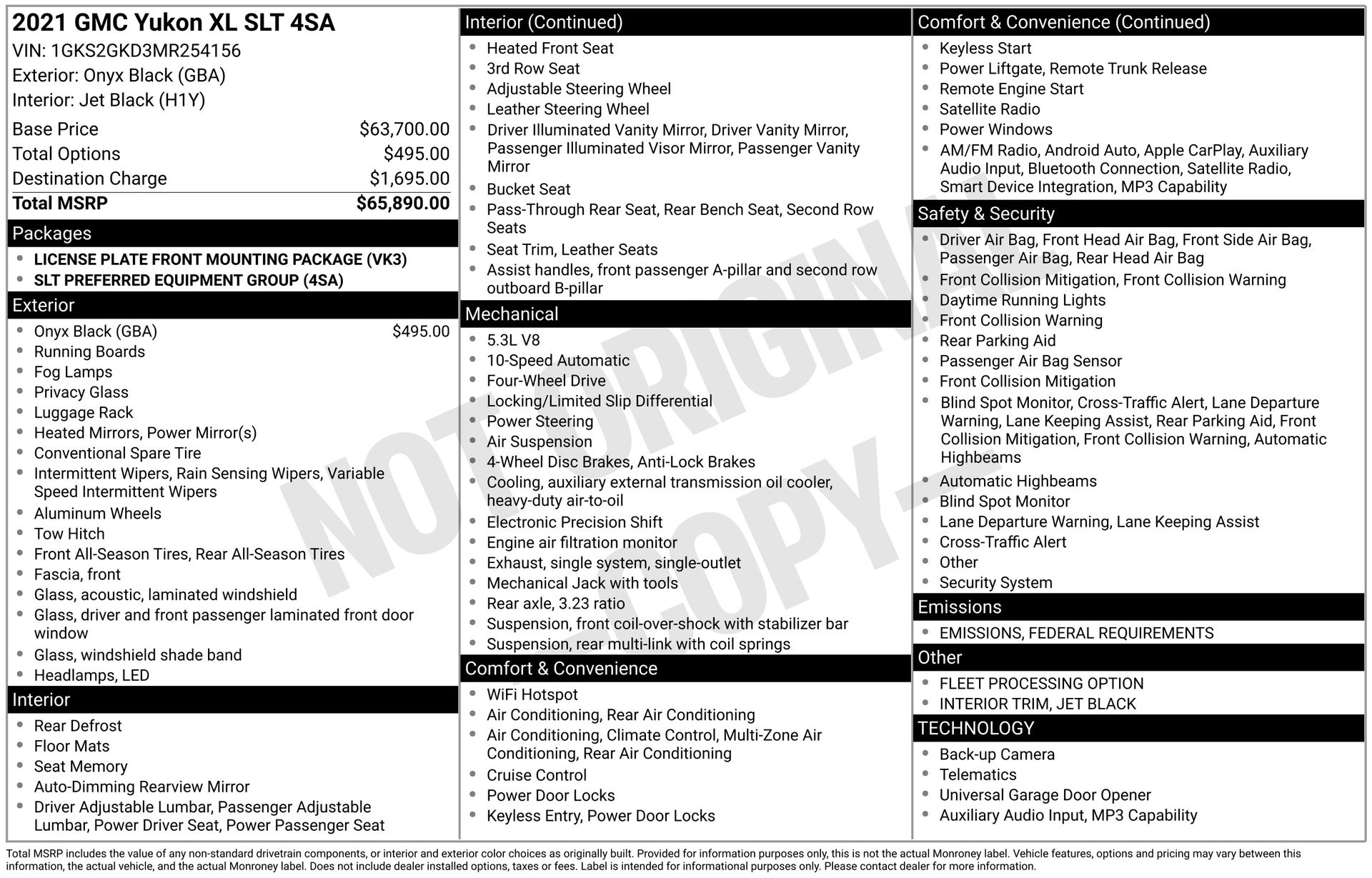 2021 GMC YUKON XL - Image 3