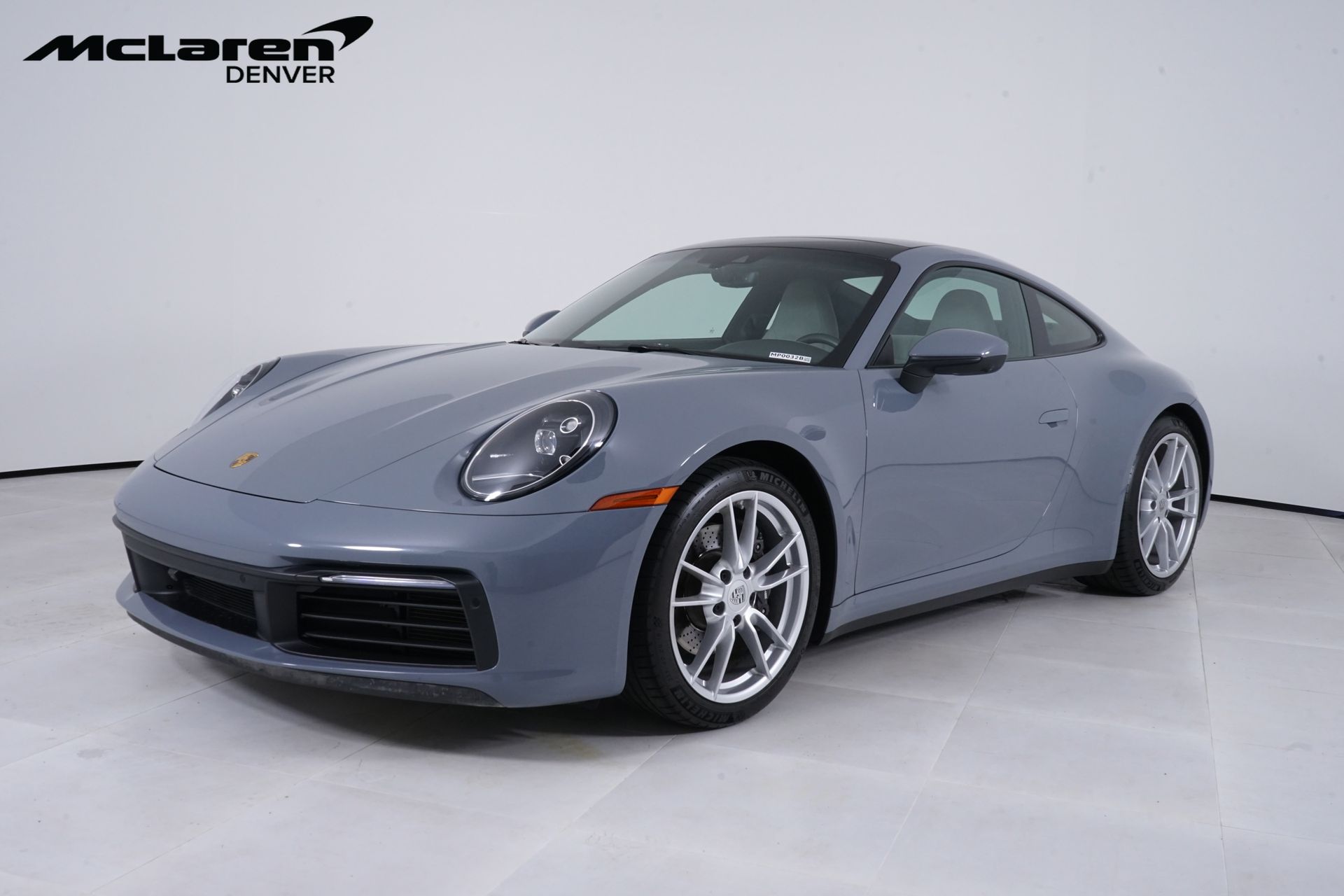 Gray (Arctic Grey) 2024 Porsche 911 Coupe Rear-Wheel Drive 8-Speed Automatic