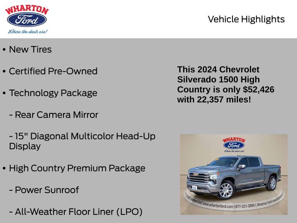 2024 Chevrolet Silverado 1500 High Country - 5