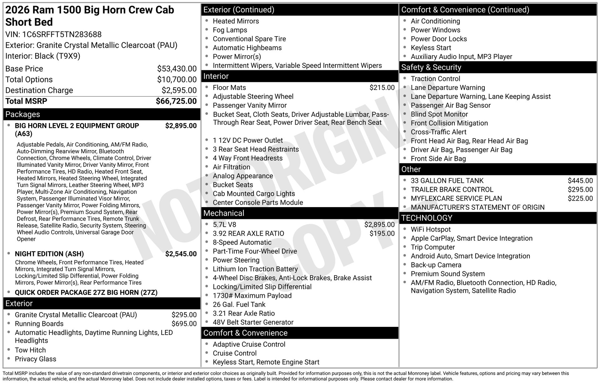 2026 RAM 1500 - Image 3