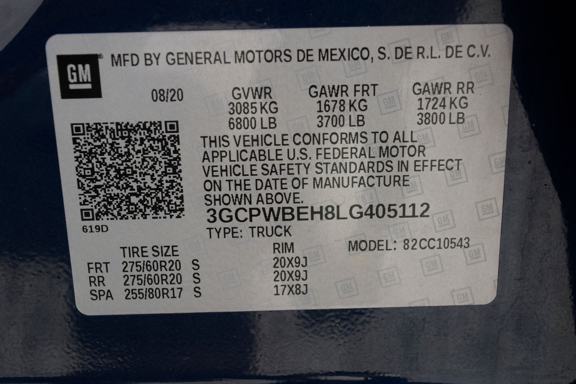 2020 Chevrolet Silverado 1500 Custom Blue at Cook Ford