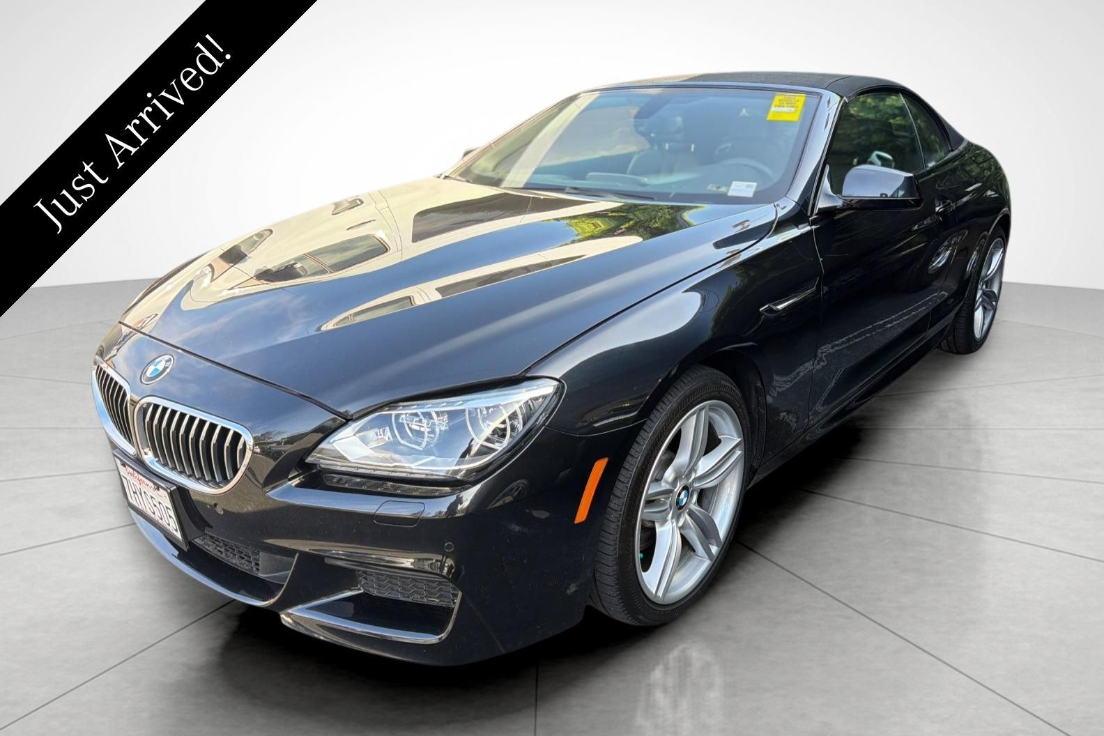 Black Sapphire Metallic 2014 BMW 6 Series Convertible All-Wheel Drive 8-Speed Automatic