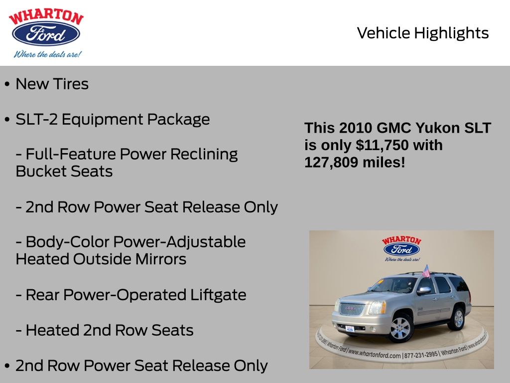 2010 GMC Yukon SLT - 5