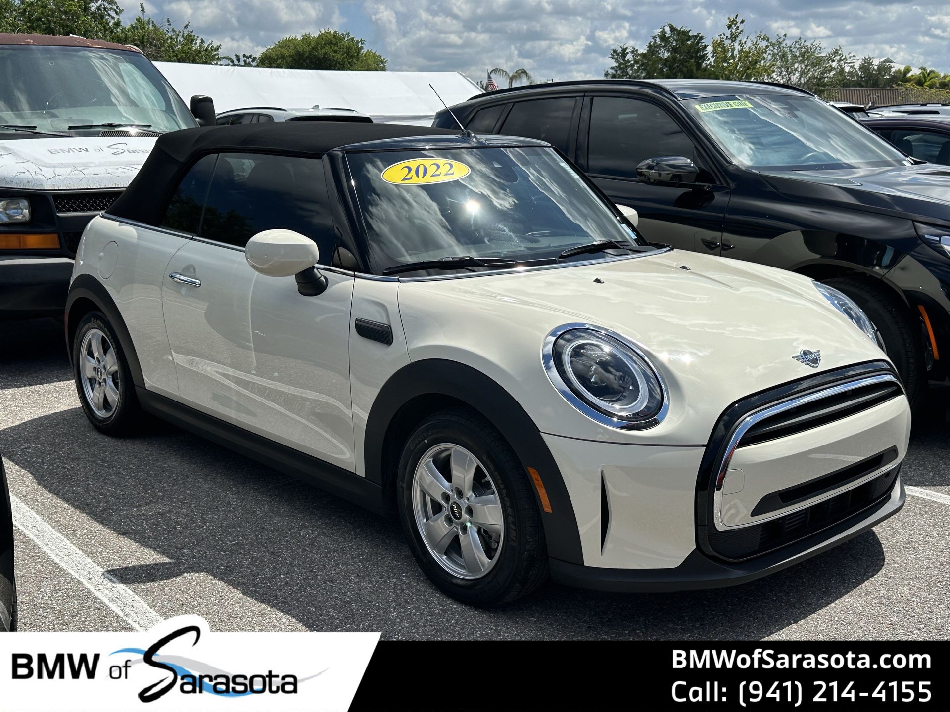 Pepper White 2022 MINI Cooper Convertible Front-Wheel Drive 7-Speed Automatic