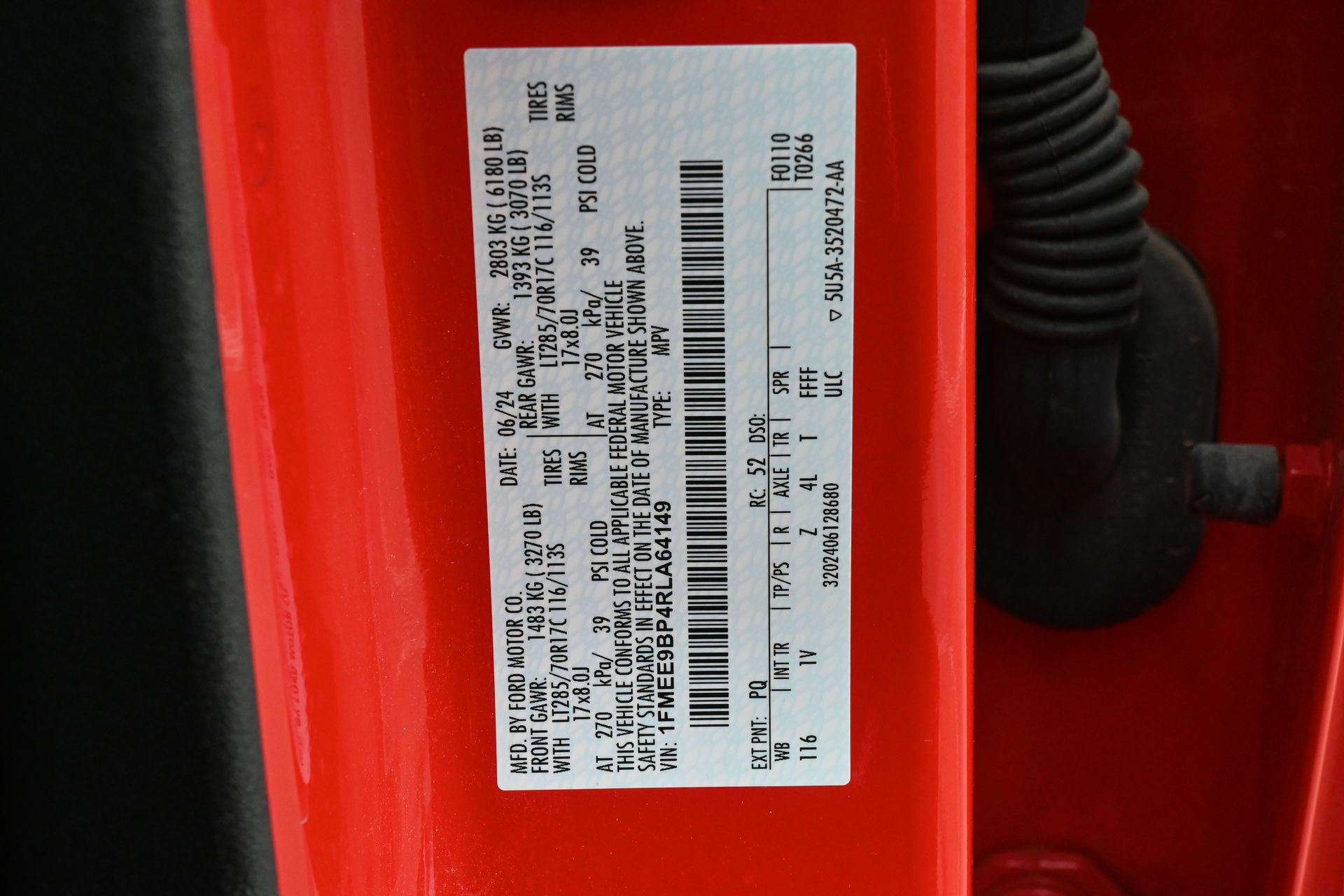 2024 Ford Bronco Badlands Red at EAG Ford Navasota