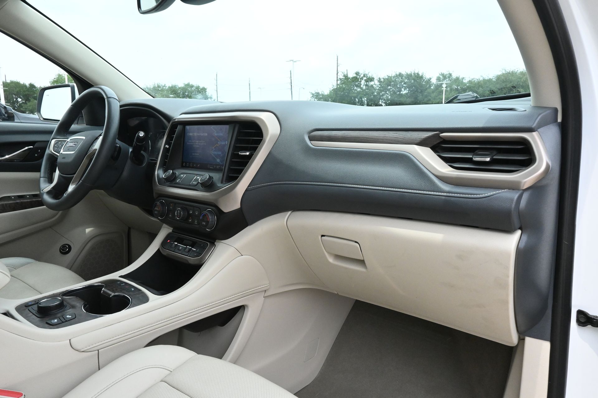 2023 GMC Acadia Denali White at Bayway Cadillac Southwest