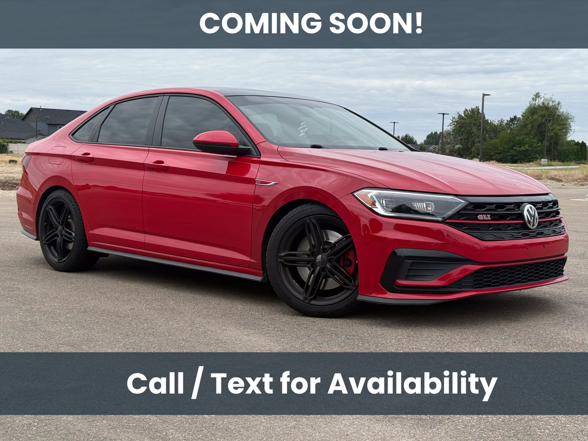 Tornado Red 2019 Volkswagen Jetta GLI Sedan Front-Wheel Drive Manual