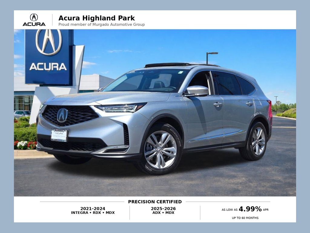Solar Silver Metallic 2026 Acura MDX SUV / Crossover All-Wheel Drive Automatic