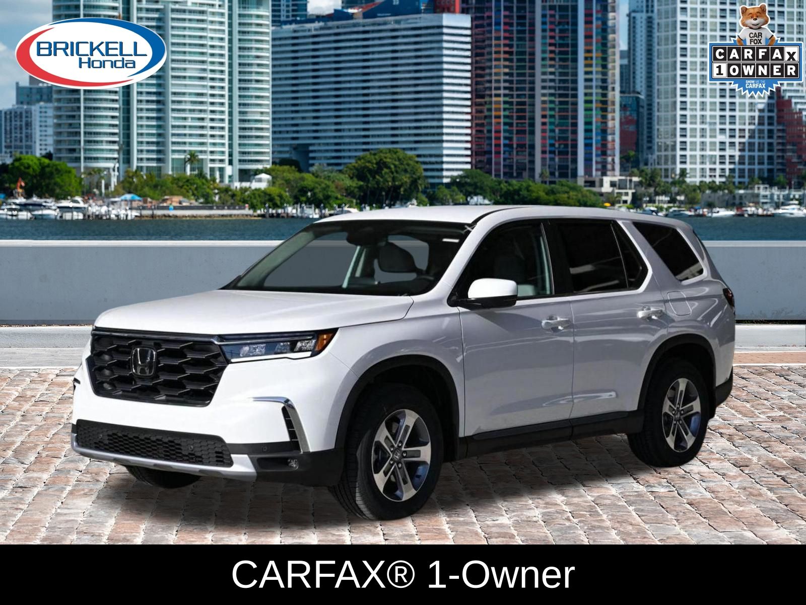 Gray (Platinum) 2025 Honda Pilot EX-L FWD SUV / Crossover Front-Wheel Drive Automatic