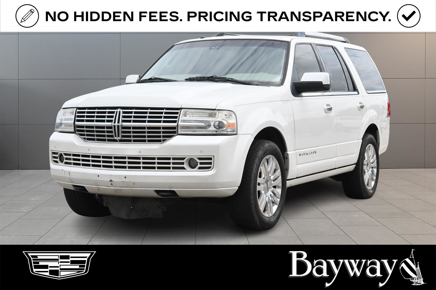 White Platinum Clearcoat Metallic 2013 Lincoln Navigator SUV / Crossover 4X2 6-Speed Automatic Overdrive